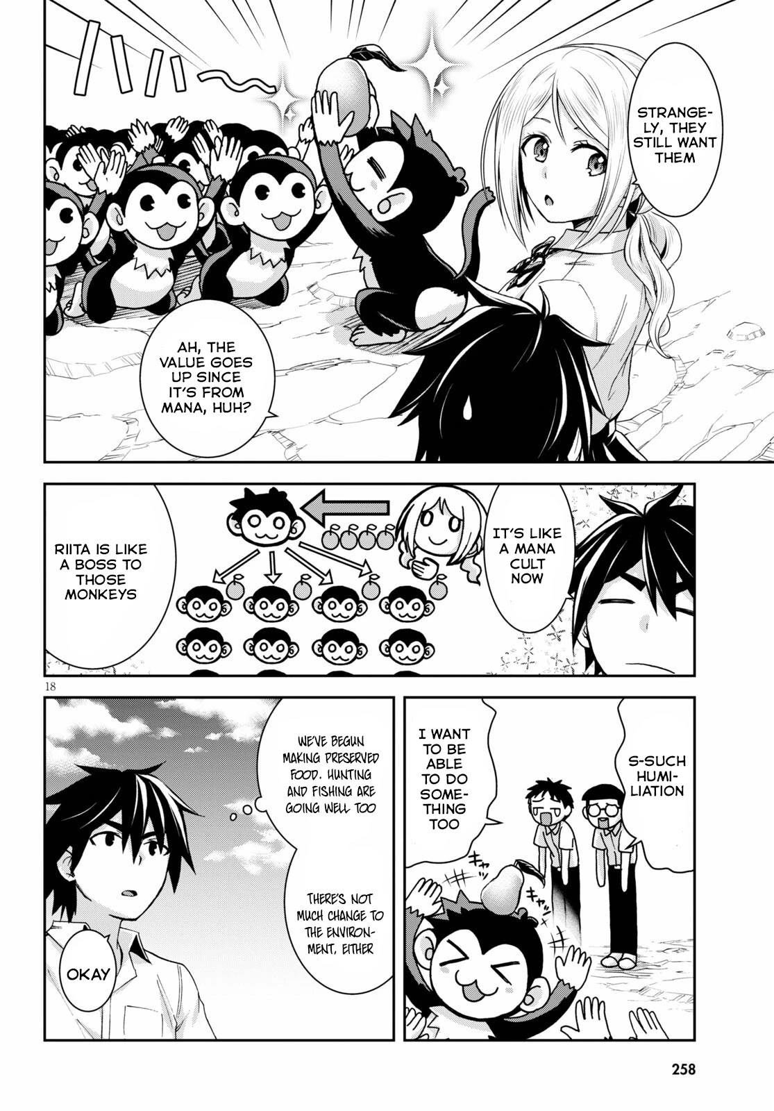 Isekai Yurutto Survival Seikatsu: Gakkou no Minna to Isekai no Mujintou ni Tenishitakedo Ore Dake Rakushou desu Chapter 12 page 18 - Chapter 12