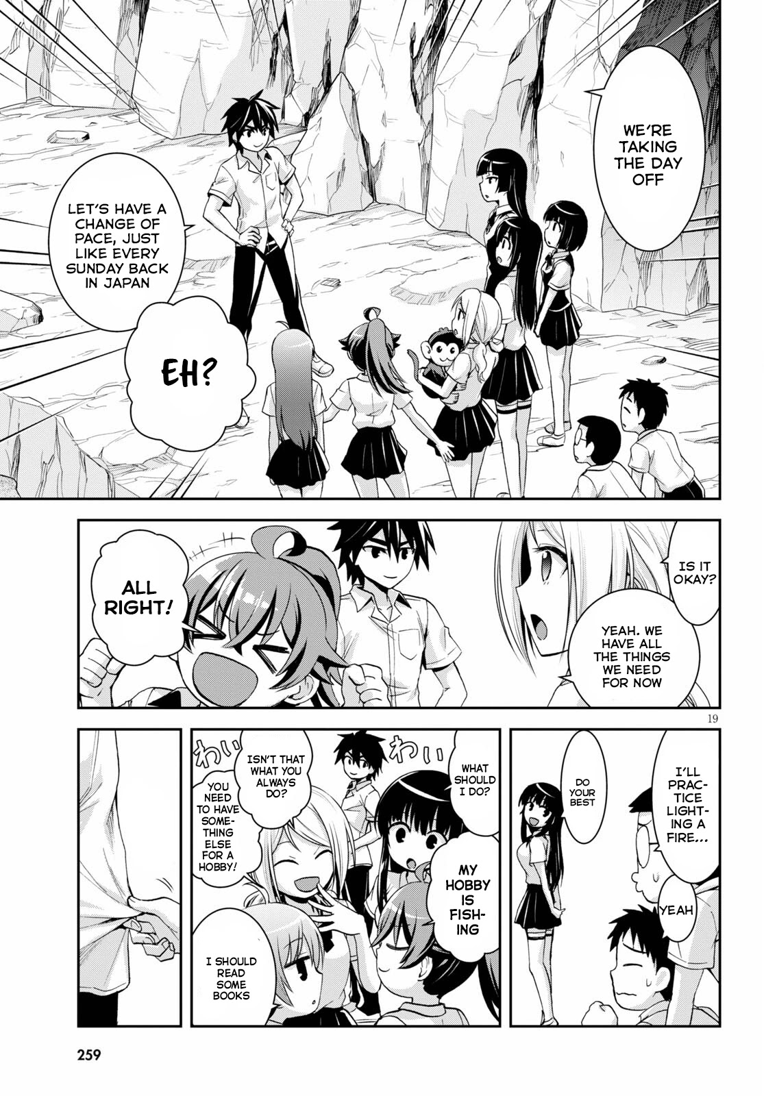 Isekai Yurutto Survival Seikatsu: Gakkou no Minna to Isekai no Mujintou ni Tenishitakedo Ore Dake Rakushou desu Chapter 12 page 19 - Chapter 12