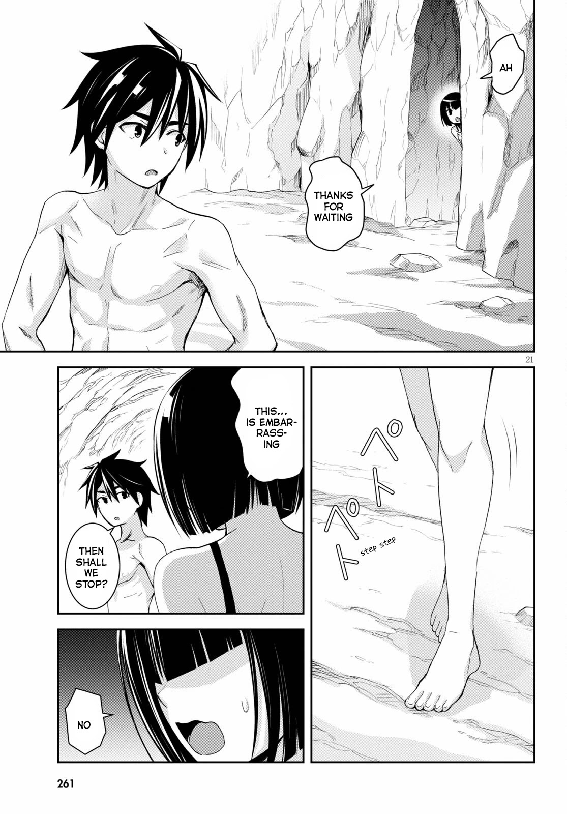 Isekai Yurutto Survival Seikatsu: Gakkou no Minna to Isekai no Mujintou ni Tenishitakedo Ore Dake Rakushou desu Chapter 12 page 21 - Chapter 12