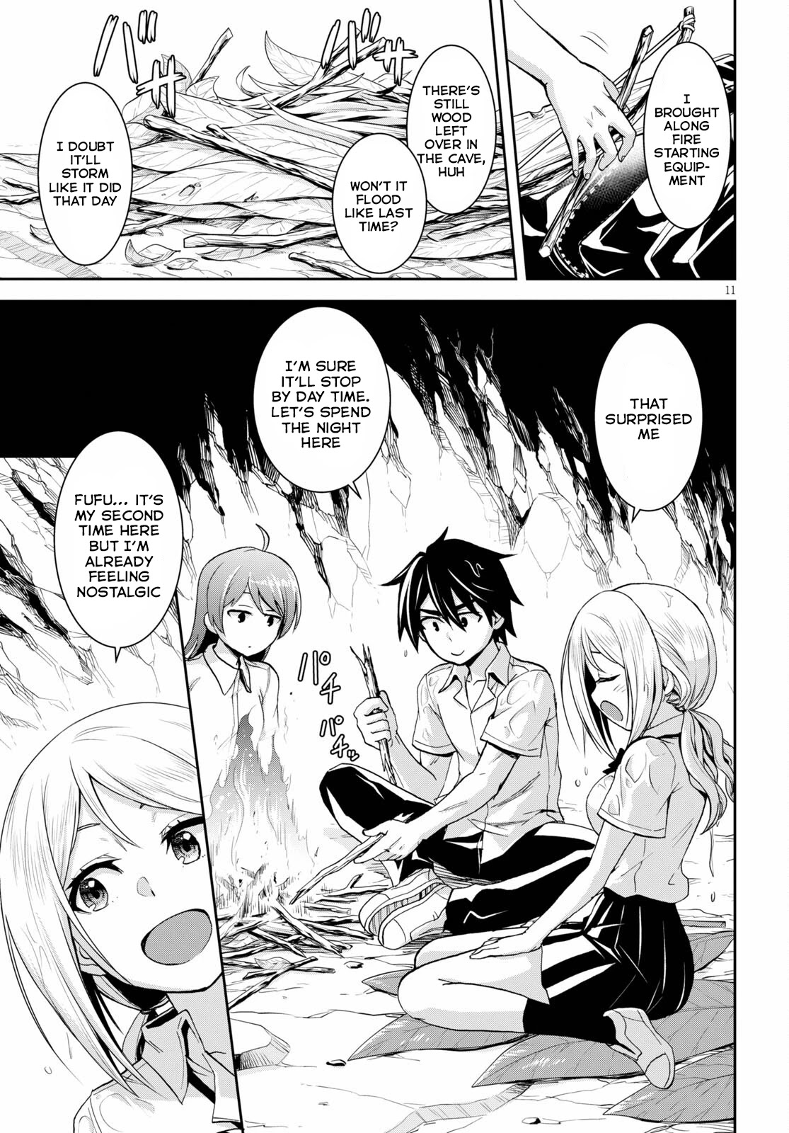Isekai Yurutto Survival Seikatsu: Gakkou no Minna to Isekai no Mujintou ni Tenishitakedo Ore Dake Rakushou desu Chapter 14 page 12 - Chapter 14