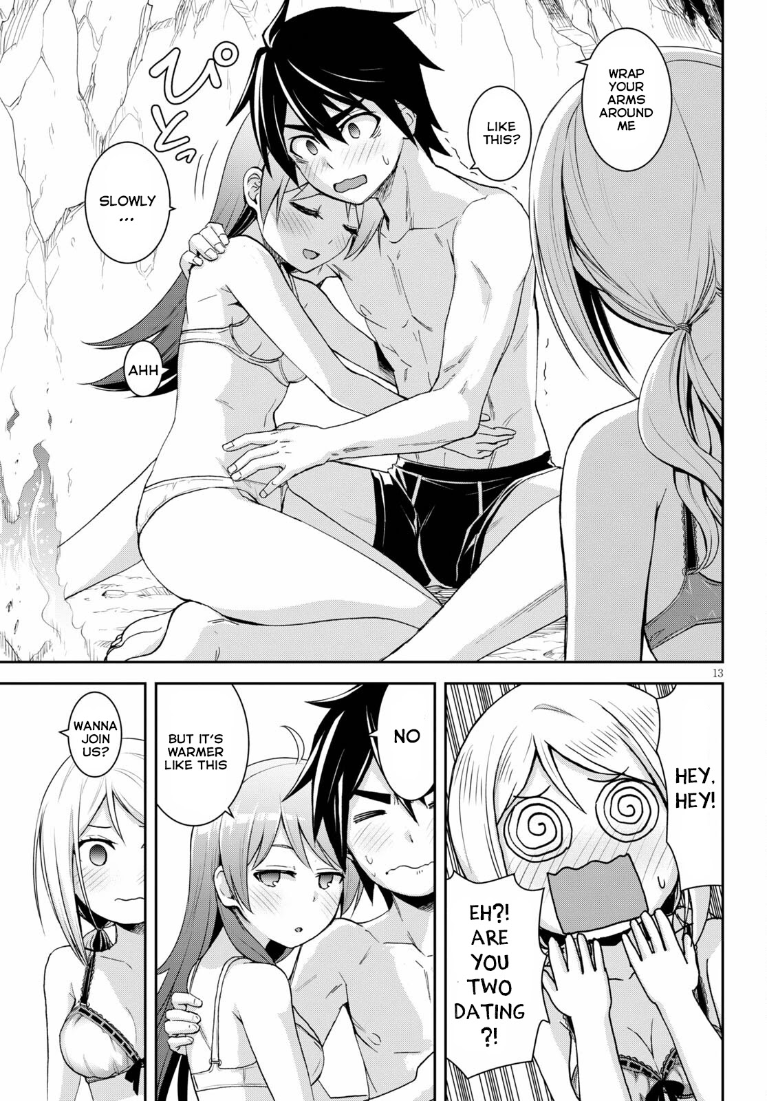 Isekai Yurutto Survival Seikatsu: Gakkou no Minna to Isekai no Mujintou ni Tenishitakedo Ore Dake Rakushou desu Chapter 14 page 14 - Chapter 14