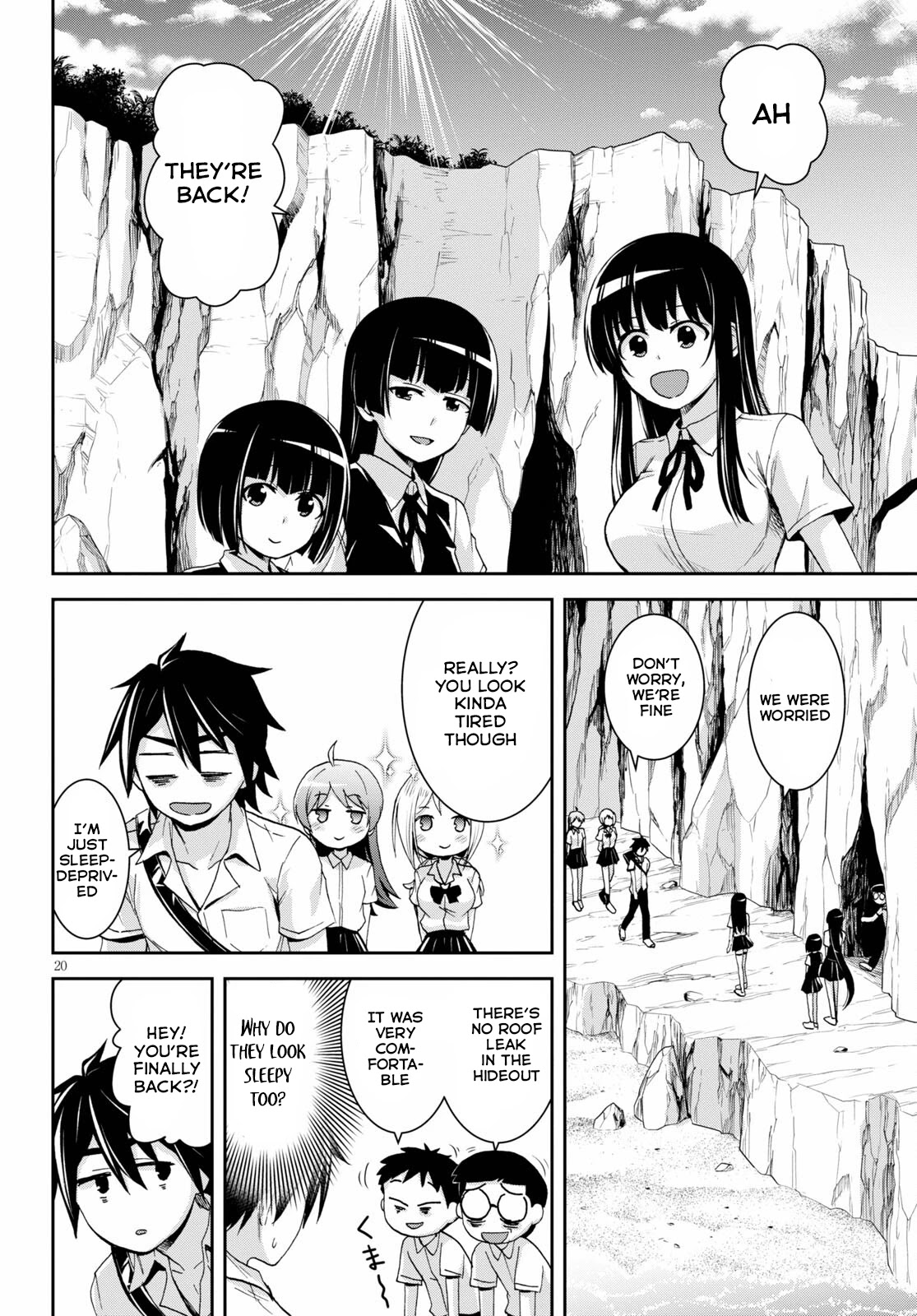 Isekai Yurutto Survival Seikatsu: Gakkou no Minna to Isekai no Mujintou ni Tenishitakedo Ore Dake Rakushou desu Chapter 14 page 21 - Chapter 14