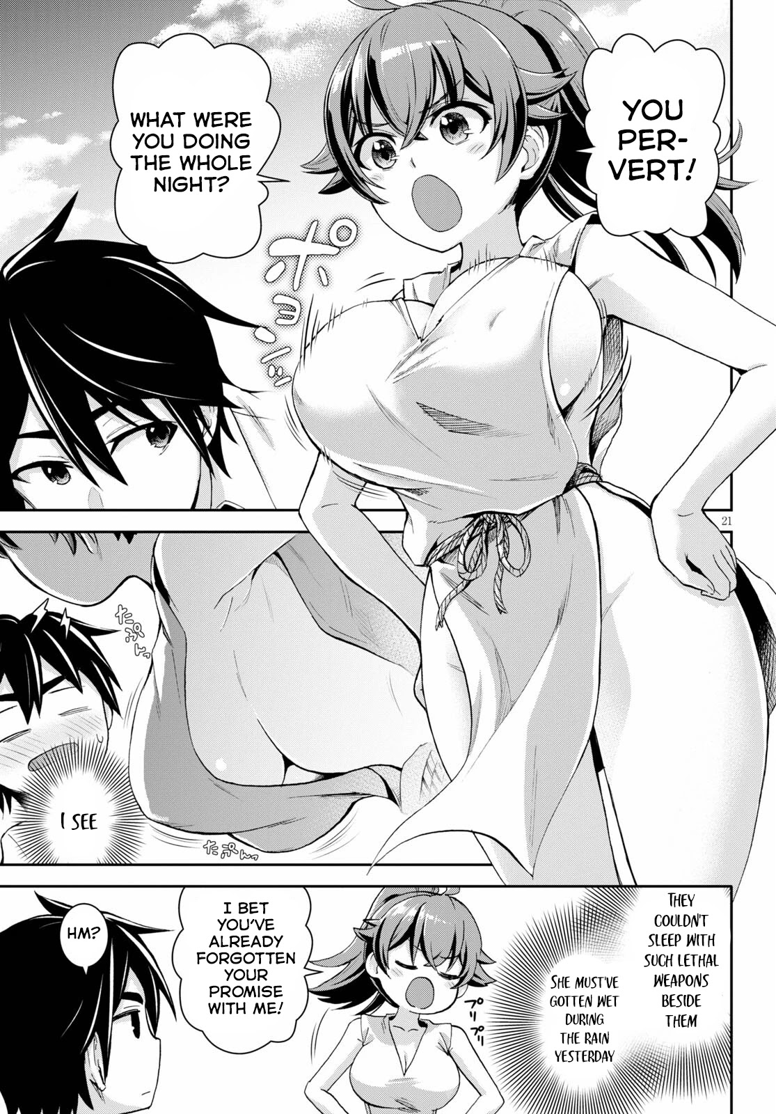Isekai Yurutto Survival Seikatsu: Gakkou no Minna to Isekai no Mujintou ni Tenishitakedo Ore Dake Rakushou desu Chapter 14 page 22 - Chapter 14