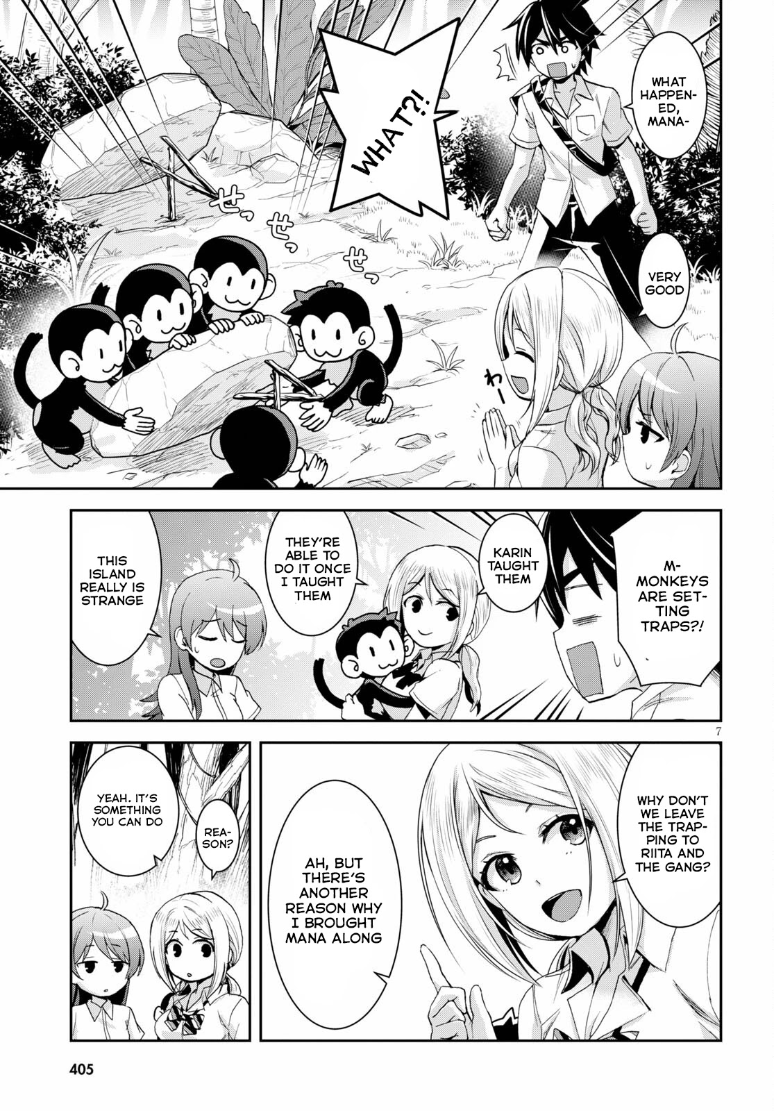 Isekai Yurutto Survival Seikatsu: Gakkou no Minna to Isekai no Mujintou ni Tenishitakedo Ore Dake Rakushou desu Chapter 14 page 8 - Chapter 14