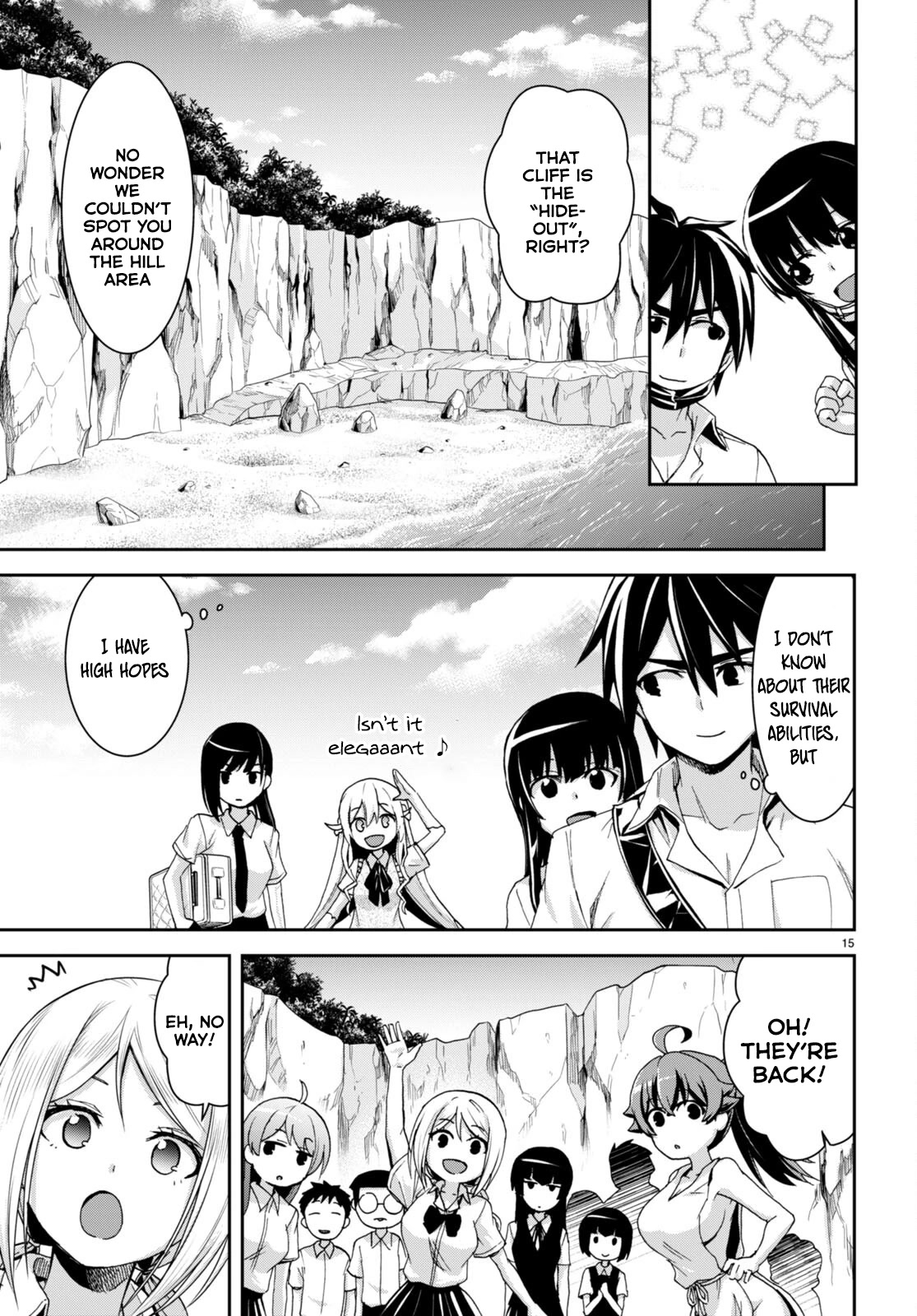 Isekai Yurutto Survival Seikatsu: Gakkou no Minna to Isekai no Mujintou ni Tenishitakedo Ore Dake Rakushou desu Chapter 16 page 16 - Chapter 16