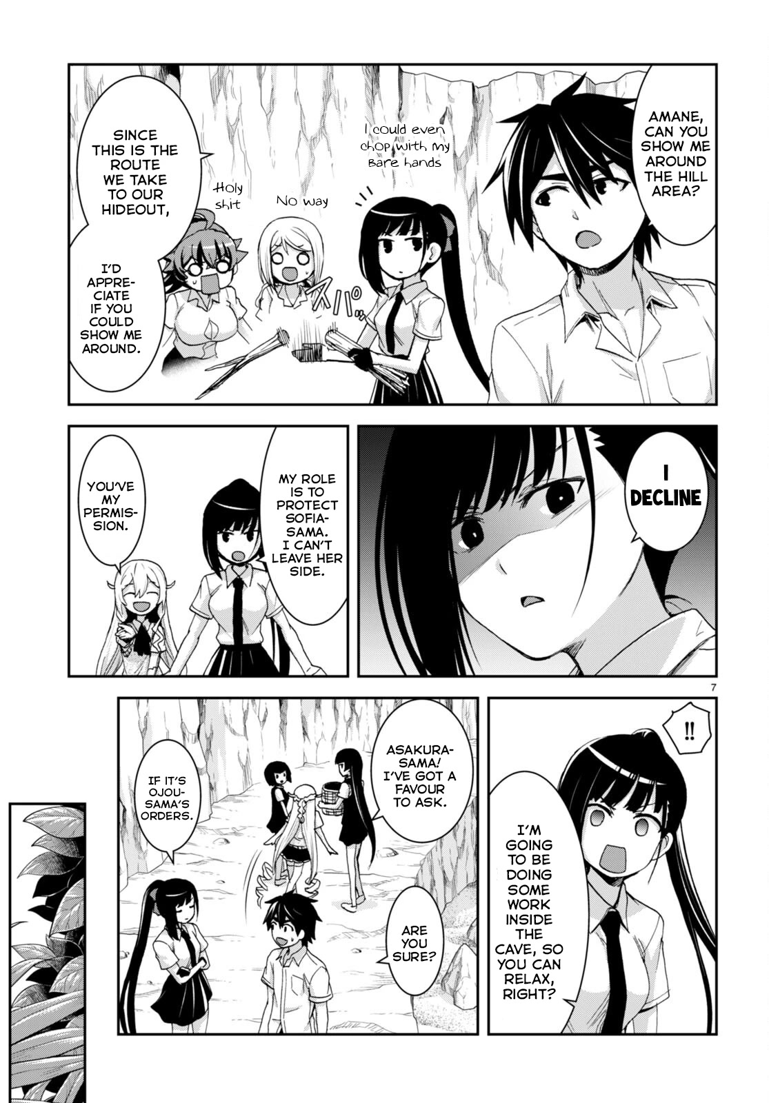 Isekai Yurutto Survival Seikatsu: Gakkou no Minna to Isekai no Mujintou ni Tenishitakedo Ore Dake Rakushou desu Chapter 17 page 8 - Chapter 17
