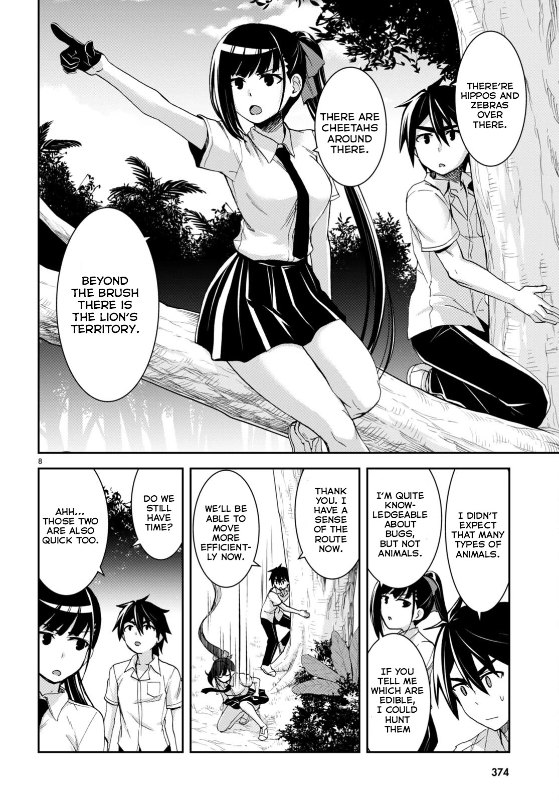 Isekai Yurutto Survival Seikatsu: Gakkou no Minna to Isekai no Mujintou ni Tenishitakedo Ore Dake Rakushou desu Chapter 17 page 9 - Chapter 17