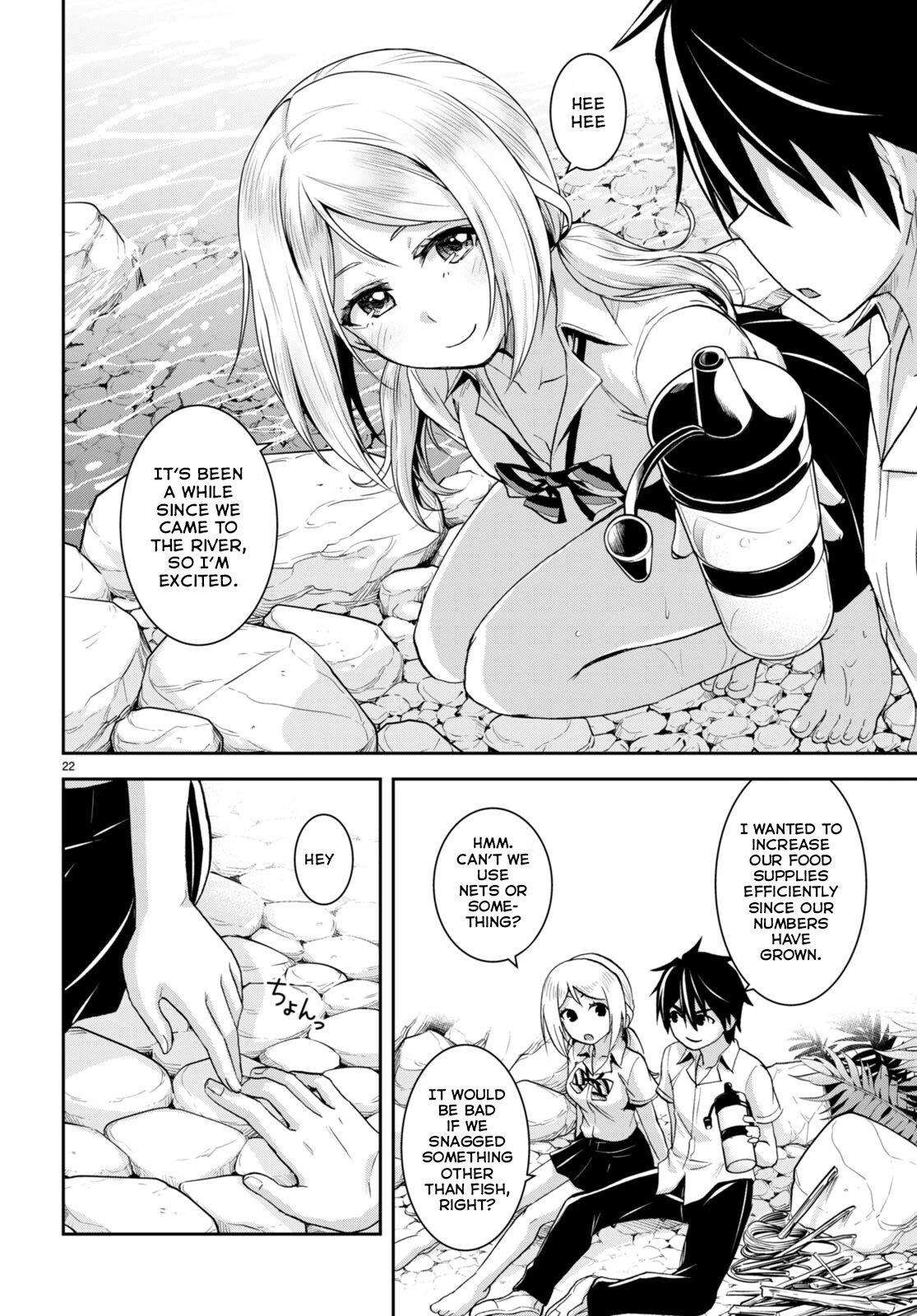 Isekai Yurutto Survival Seikatsu: Gakkou no Minna to Isekai no Mujintou ni Tenishitakedo Ore Dake Rakushou desu Chapter 19 page 25 - Chapter 19