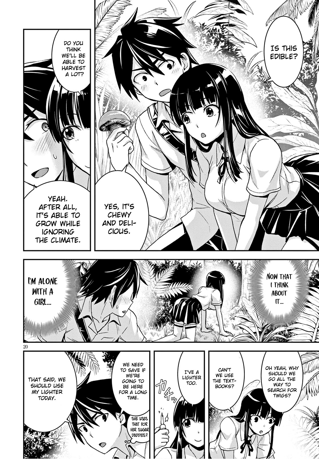 Isekai Yurutto Survival Seikatsu: Gakkou no Minna to Isekai no Mujintou ni Tenishitakedo Ore Dake Rakushou desu Chapter 2 page 21 - Chapter 2