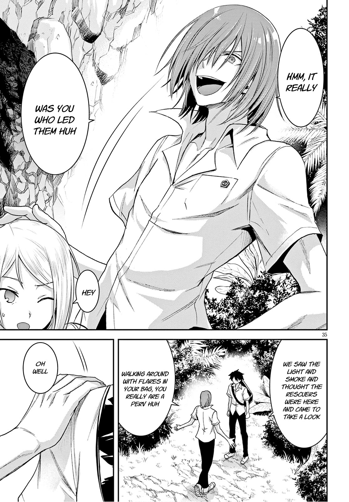 Isekai Yurutto Survival Seikatsu: Gakkou no Minna to Isekai no Mujintou ni Tenishitakedo Ore Dake Rakushou desu Chapter 2 page 36 - Chapter 2