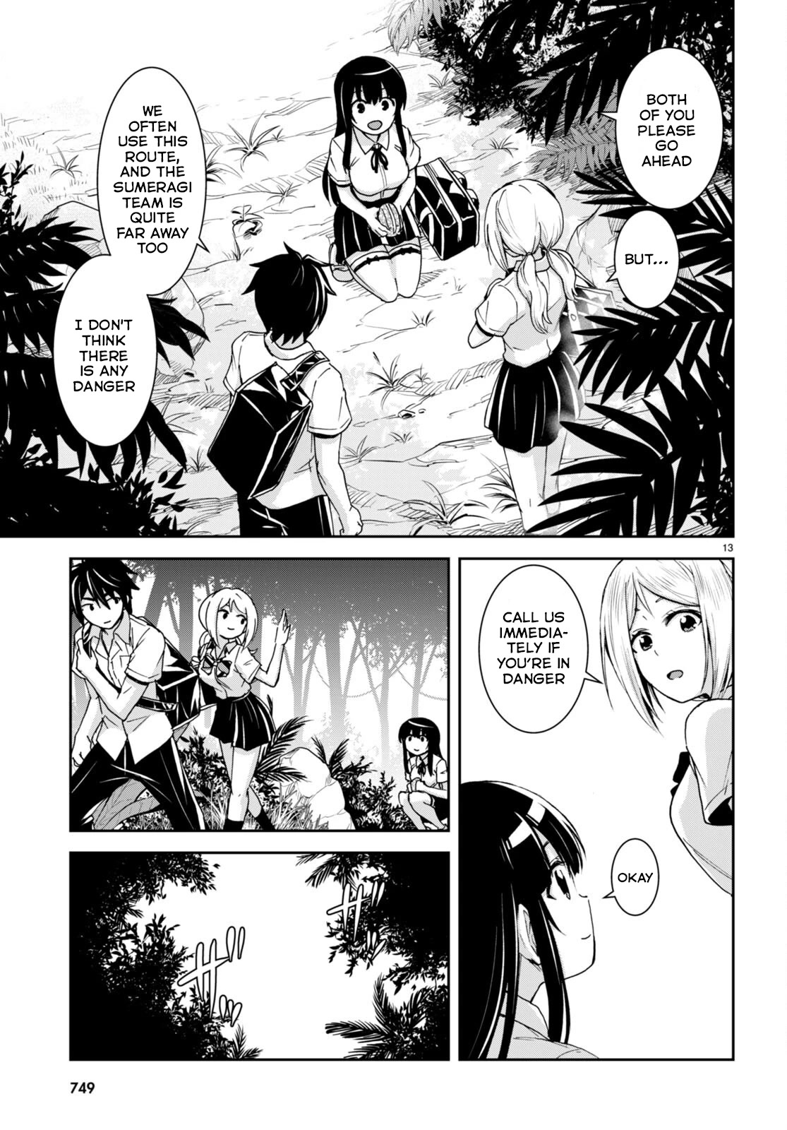 Isekai Yurutto Survival Seikatsu: Gakkou no Minna to Isekai no Mujintou ni Tenishitakedo Ore Dake Rakushou desu Chapter 20 page 14 - Chapter 20