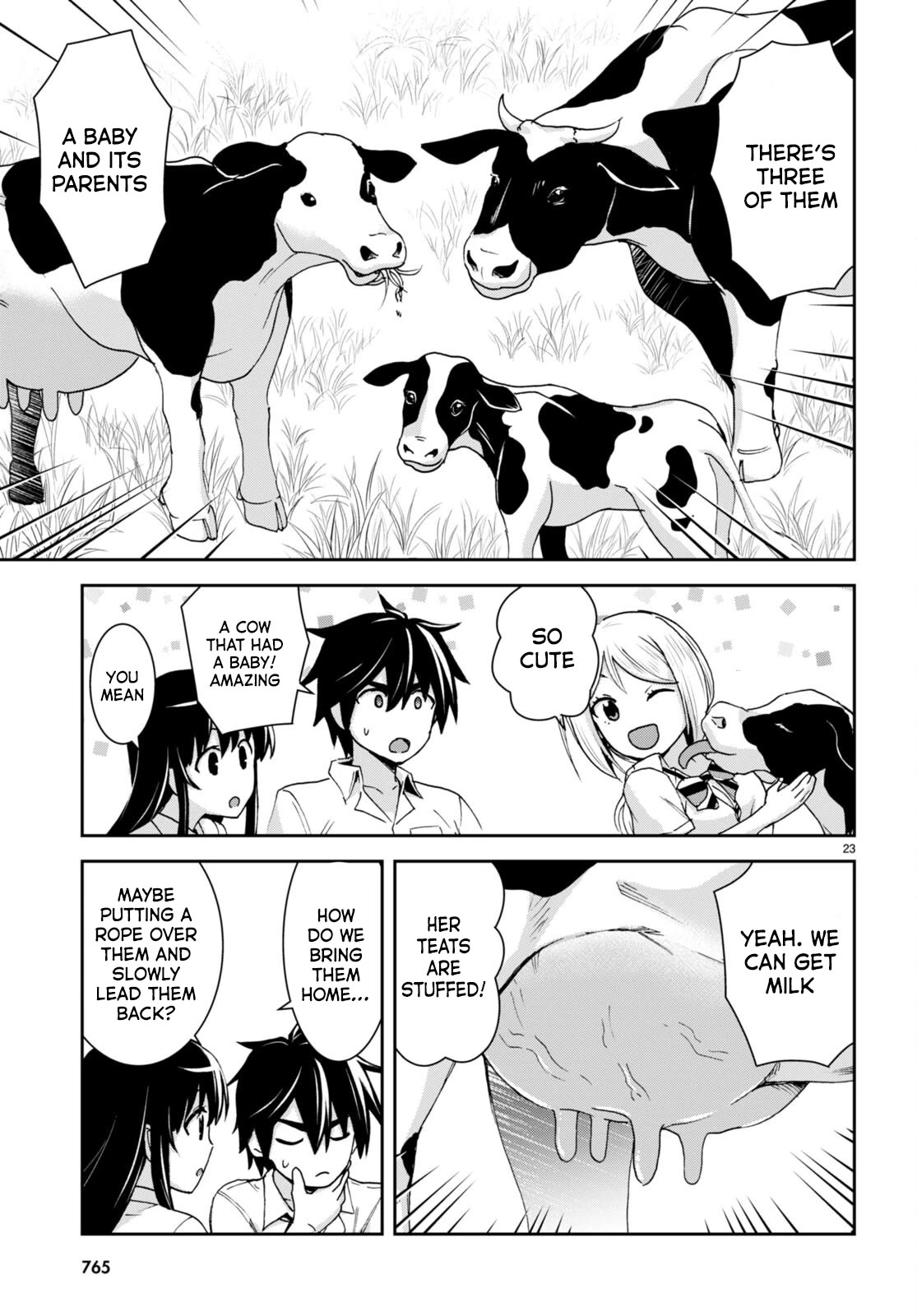 Isekai Yurutto Survival Seikatsu: Gakkou no Minna to Isekai no Mujintou ni Tenishitakedo Ore Dake Rakushou desu Chapter 21 page 24 - Chapter 21