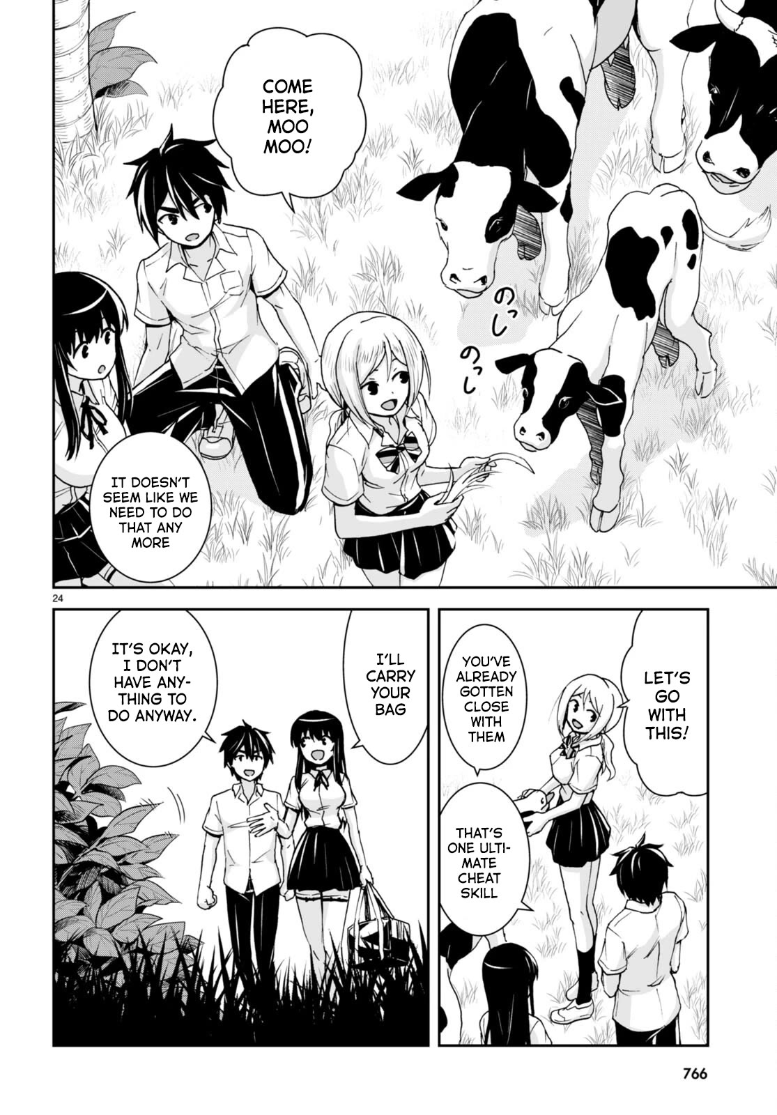 Isekai Yurutto Survival Seikatsu: Gakkou no Minna to Isekai no Mujintou ni Tenishitakedo Ore Dake Rakushou desu Chapter 21 page 25 - Chapter 21