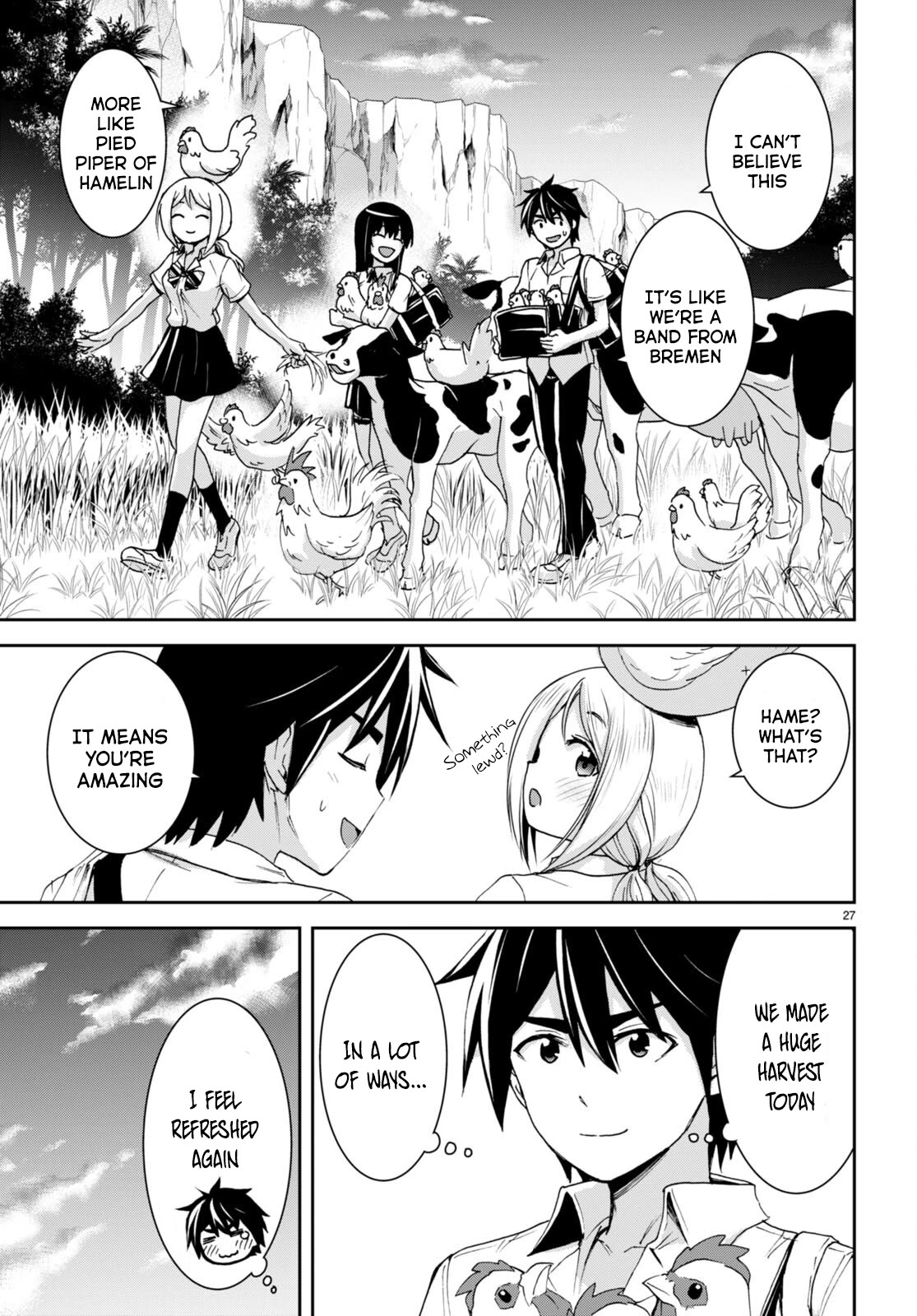 Isekai Yurutto Survival Seikatsu: Gakkou no Minna to Isekai no Mujintou ni Tenishitakedo Ore Dake Rakushou desu Chapter 21 page 28 - Chapter 21