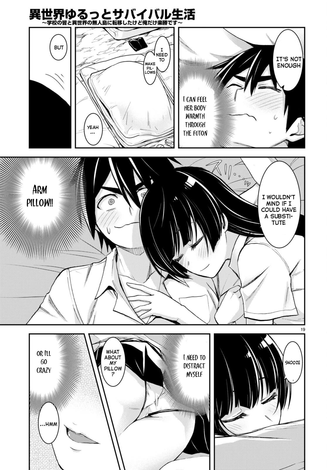 Isekai Yurutto Survival Seikatsu: Gakkou no Minna to Isekai no Mujintou ni Tenishitakedo Ore Dake Rakushou desu Chapter 22 page 20 - Chapter 22