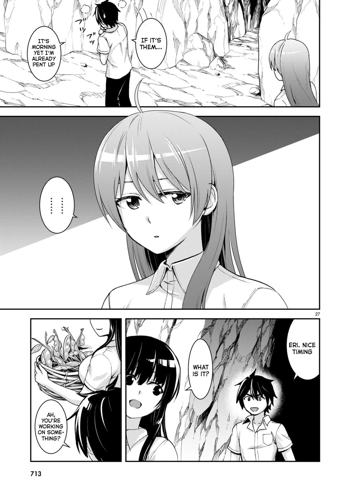 Isekai Yurutto Survival Seikatsu: Gakkou no Minna to Isekai no Mujintou ni Tenishitakedo Ore Dake Rakushou desu Chapter 22 page 28 - Chapter 22