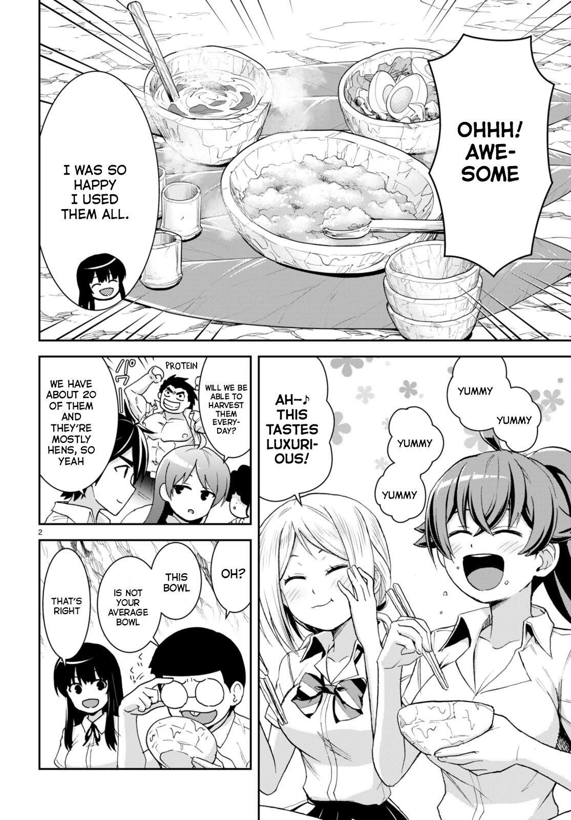 Isekai Yurutto Survival Seikatsu: Gakkou no Minna to Isekai no Mujintou ni Tenishitakedo Ore Dake Rakushou desu Chapter 22 page 3 - Chapter 22