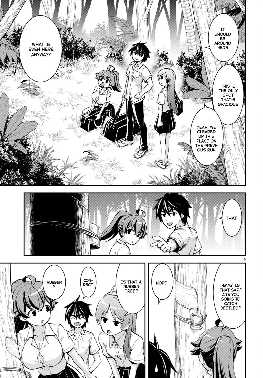 Isekai Yurutto Survival Seikatsu: Gakkou no Minna to Isekai no Mujintou ni Tenishitakedo Ore Dake Rakushou desu Chapter 23 page 10 - Chapter 23