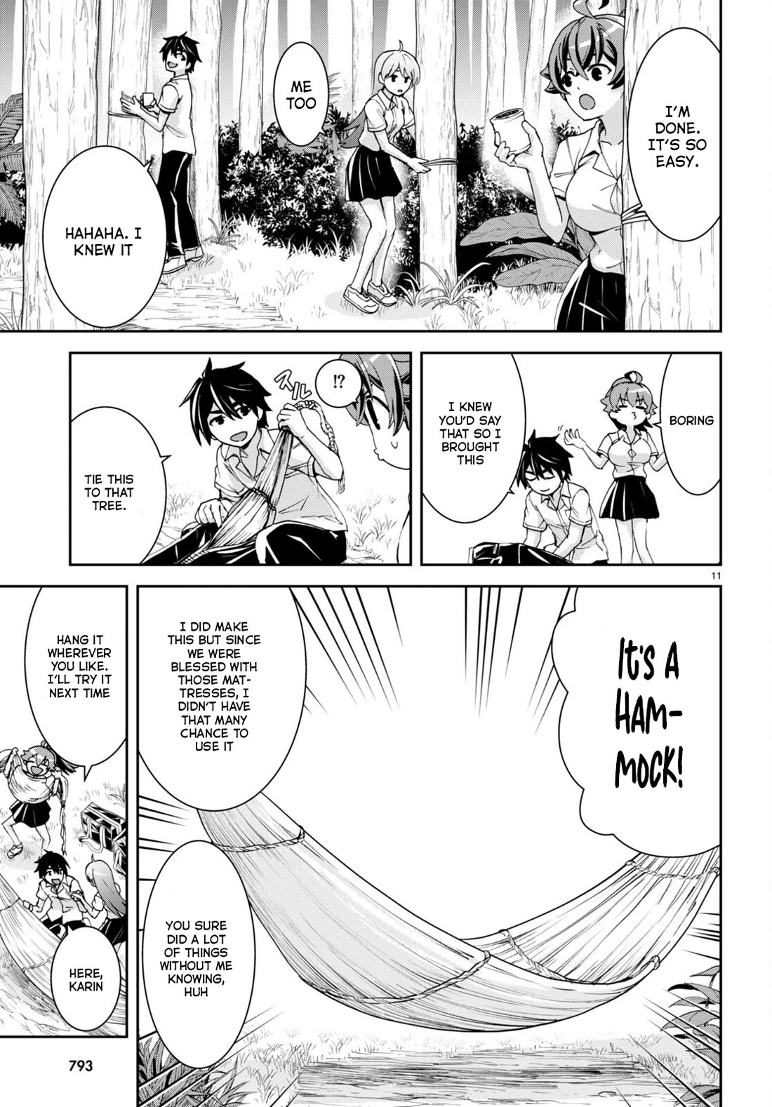 Isekai Yurutto Survival Seikatsu: Gakkou no Minna to Isekai no Mujintou ni Tenishitakedo Ore Dake Rakushou desu Chapter 23 page 12 - Chapter 23