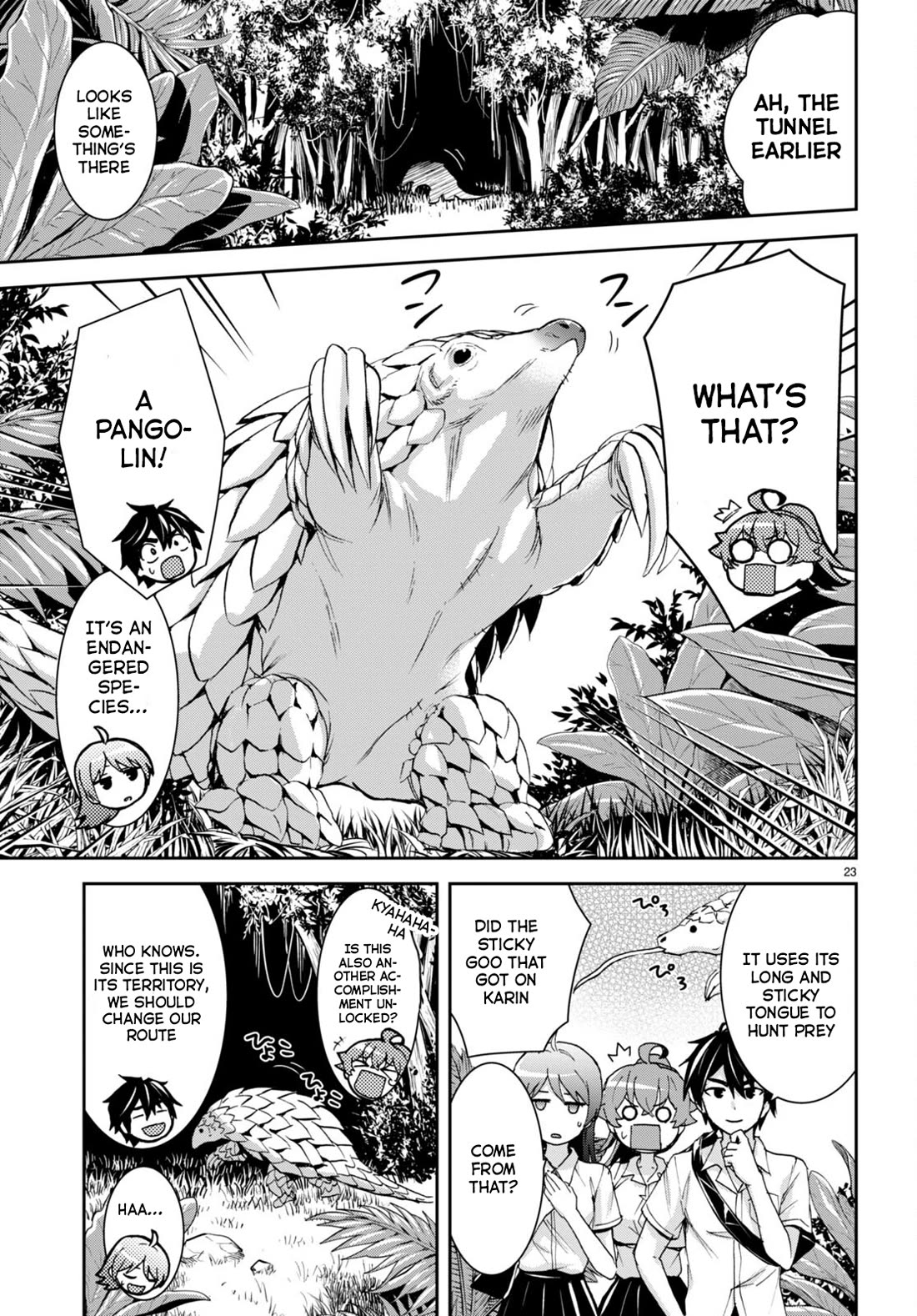 Isekai Yurutto Survival Seikatsu: Gakkou no Minna to Isekai no Mujintou ni Tenishitakedo Ore Dake Rakushou desu Chapter 23 page 24 - Chapter 23