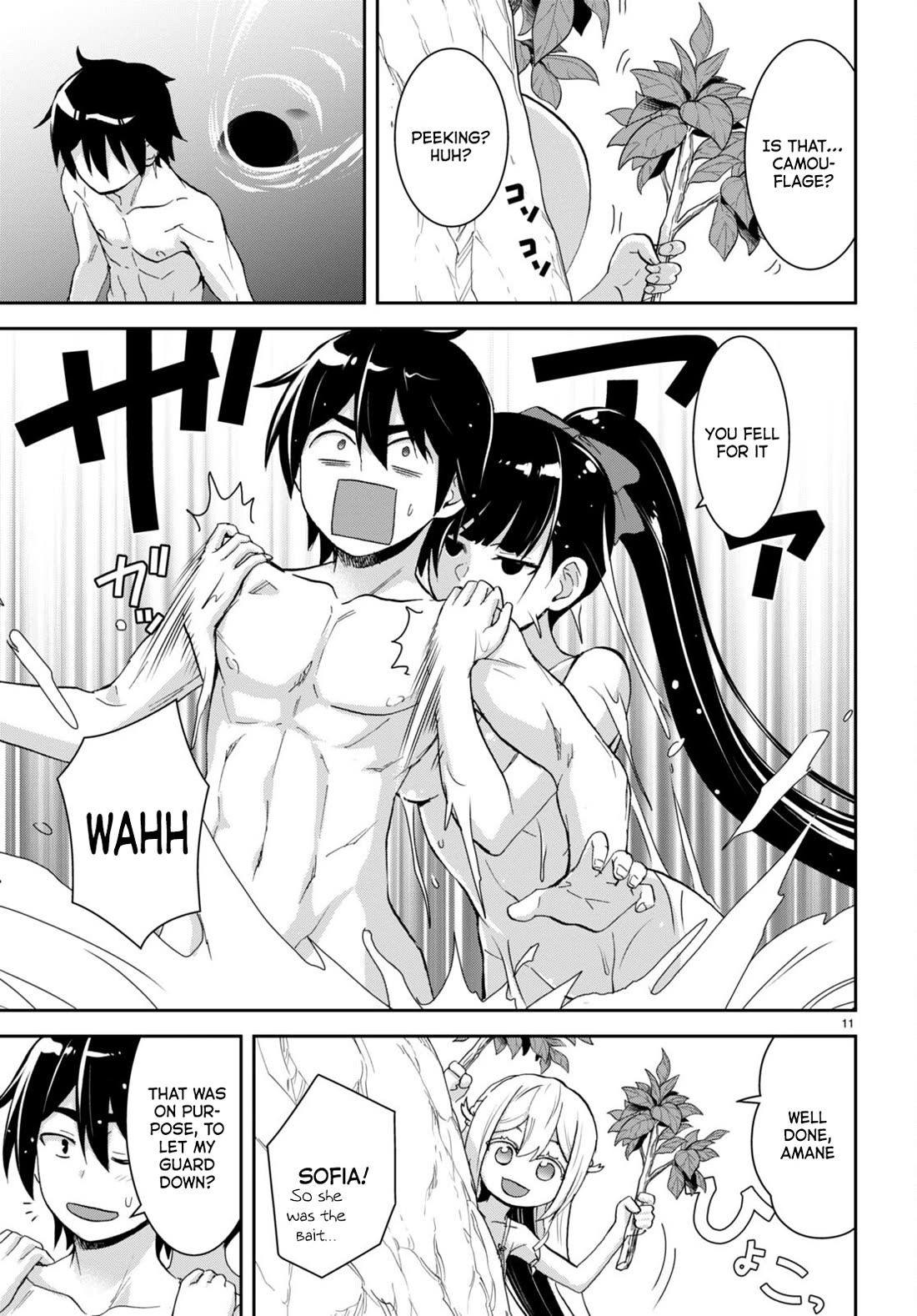 Isekai Yurutto Survival Seikatsu: Gakkou no Minna to Isekai no Mujintou ni Tenishitakedo Ore Dake Rakushou desu Chapter 24 page 12 - Chapter 24