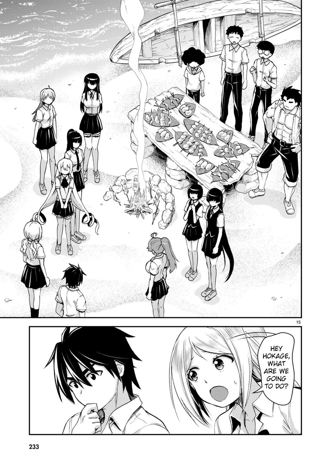 Isekai Yurutto Survival Seikatsu: Gakkou no Minna to Isekai no Mujintou ni Tenishitakedo Ore Dake Rakushou desu Chapter 25 page 17 - Chapter 25