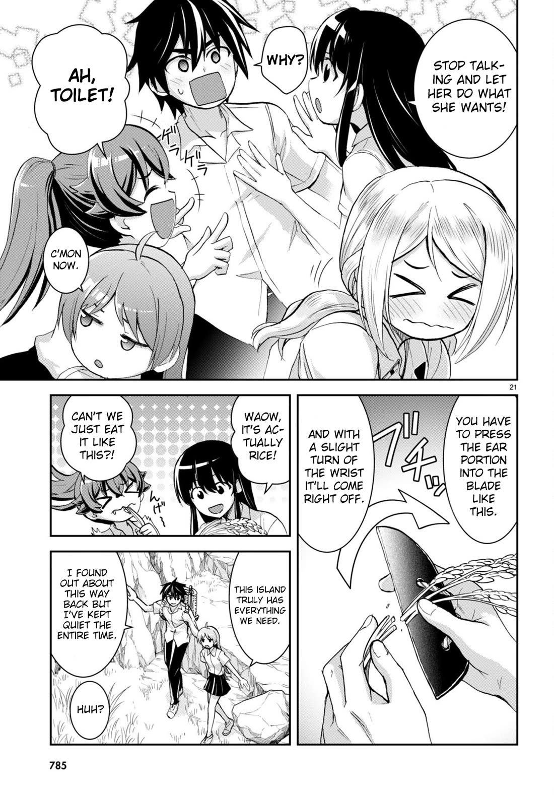 Isekai Yurutto Survival Seikatsu: Gakkou no Minna to Isekai no Mujintou ni Tenishitakedo Ore Dake Rakushou desu Chapter 26 page 21 - Chapter 26
