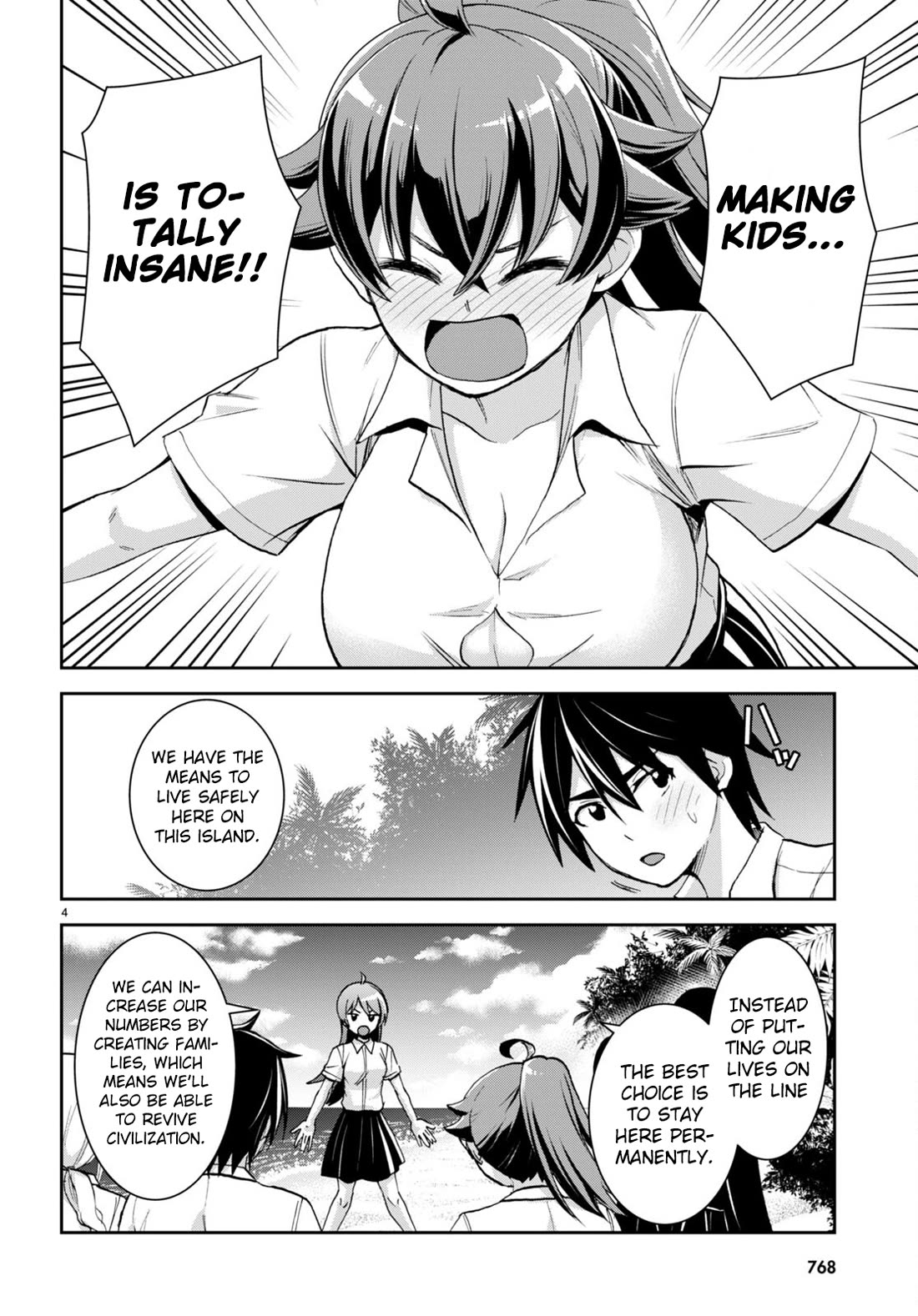 Isekai Yurutto Survival Seikatsu: Gakkou no Minna to Isekai no Mujintou ni Tenishitakedo Ore Dake Rakushou desu Chapter 26 page 4 - Chapter 26