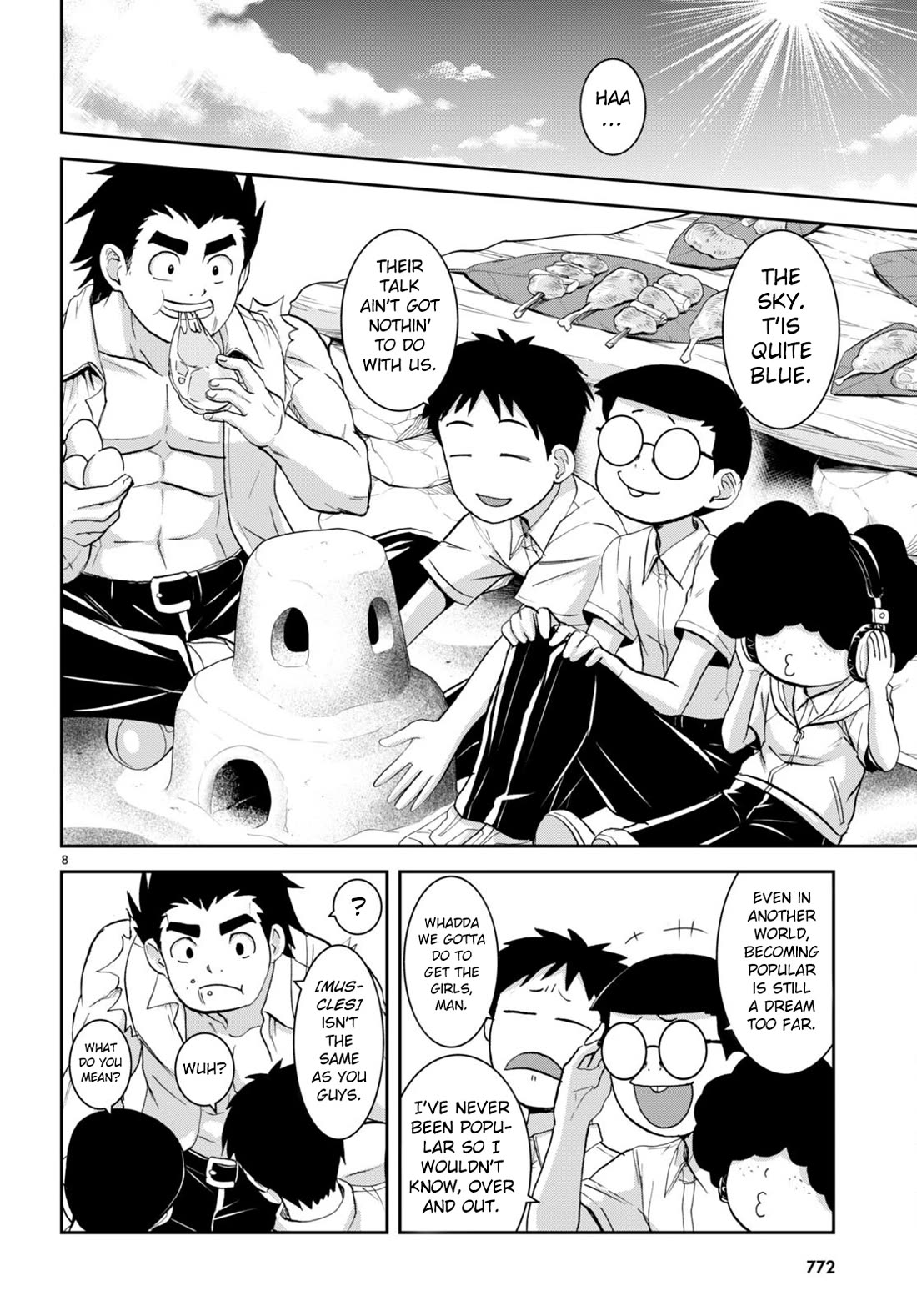 Isekai Yurutto Survival Seikatsu: Gakkou no Minna to Isekai no Mujintou ni Tenishitakedo Ore Dake Rakushou desu Chapter 26 page 8 - Chapter 26