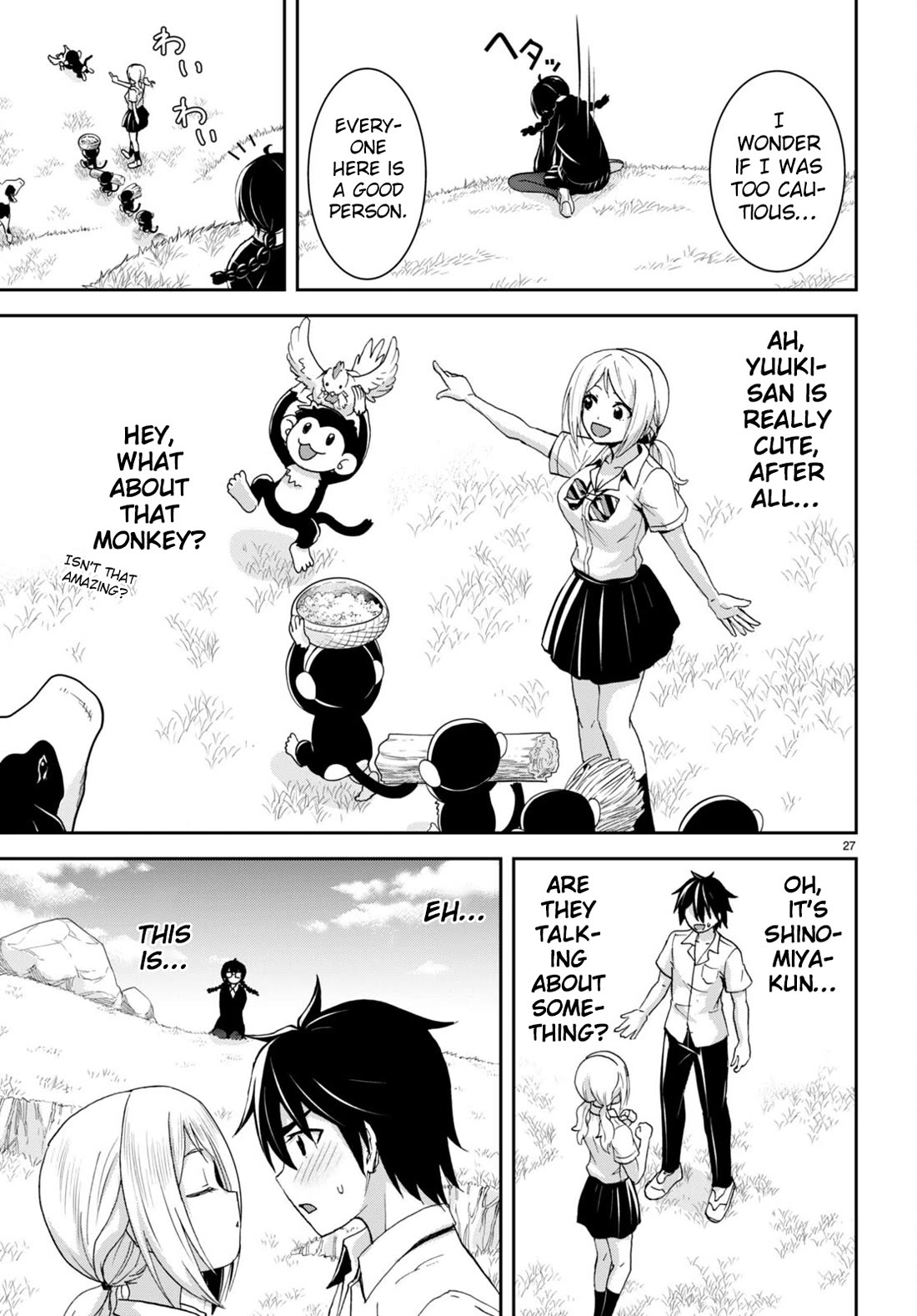 Isekai Yurutto Survival Seikatsu: Gakkou no Minna to Isekai no Mujintou ni Tenishitakedo Ore Dake Rakushou desu Chapter 27 page 28 - Chapter 27