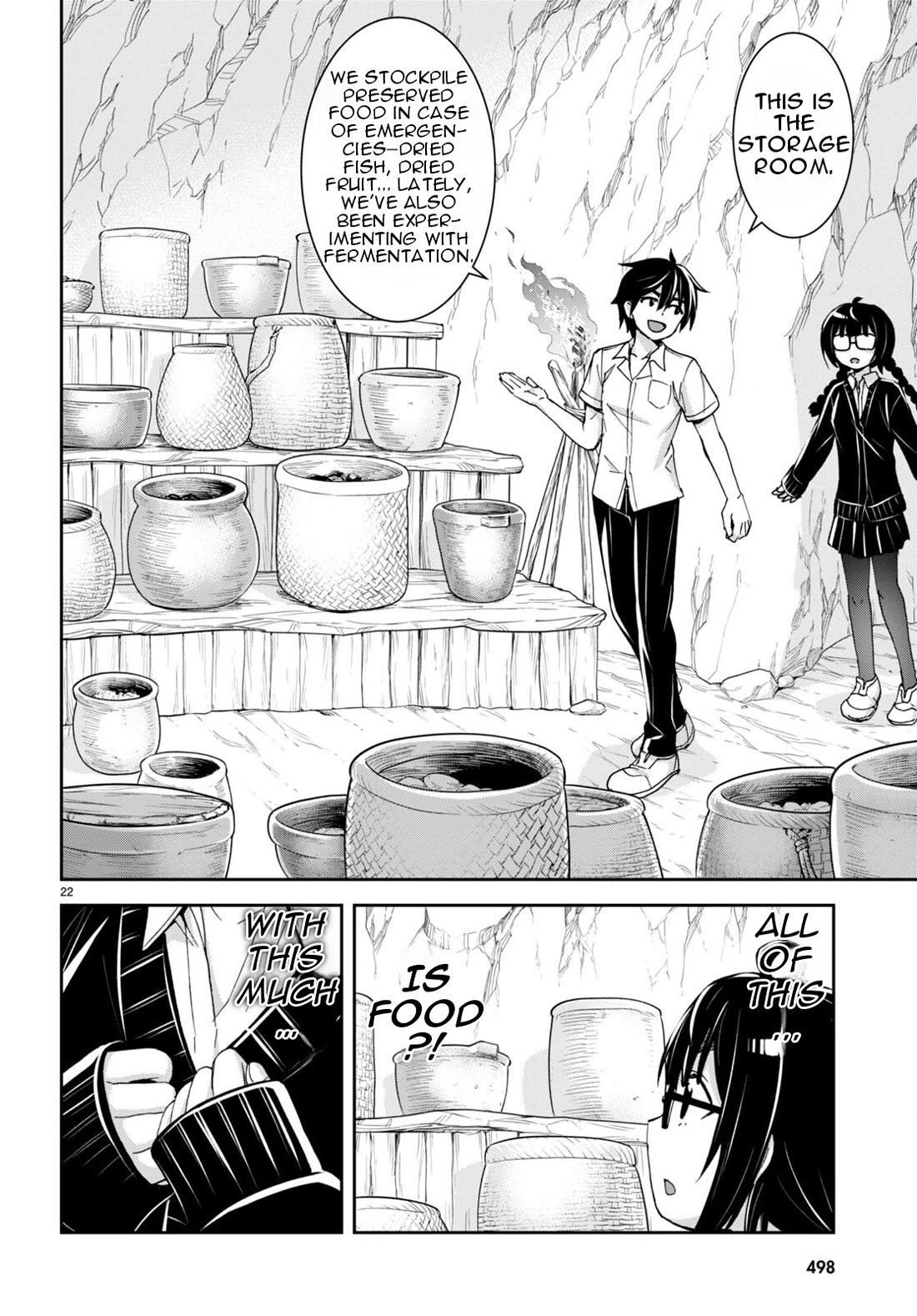 Isekai Yurutto Survival Seikatsu: Gakkou no Minna to Isekai no Mujintou ni Tenishitakedo Ore Dake Rakushou desu Chapter 28 page 23 - Chapter 28