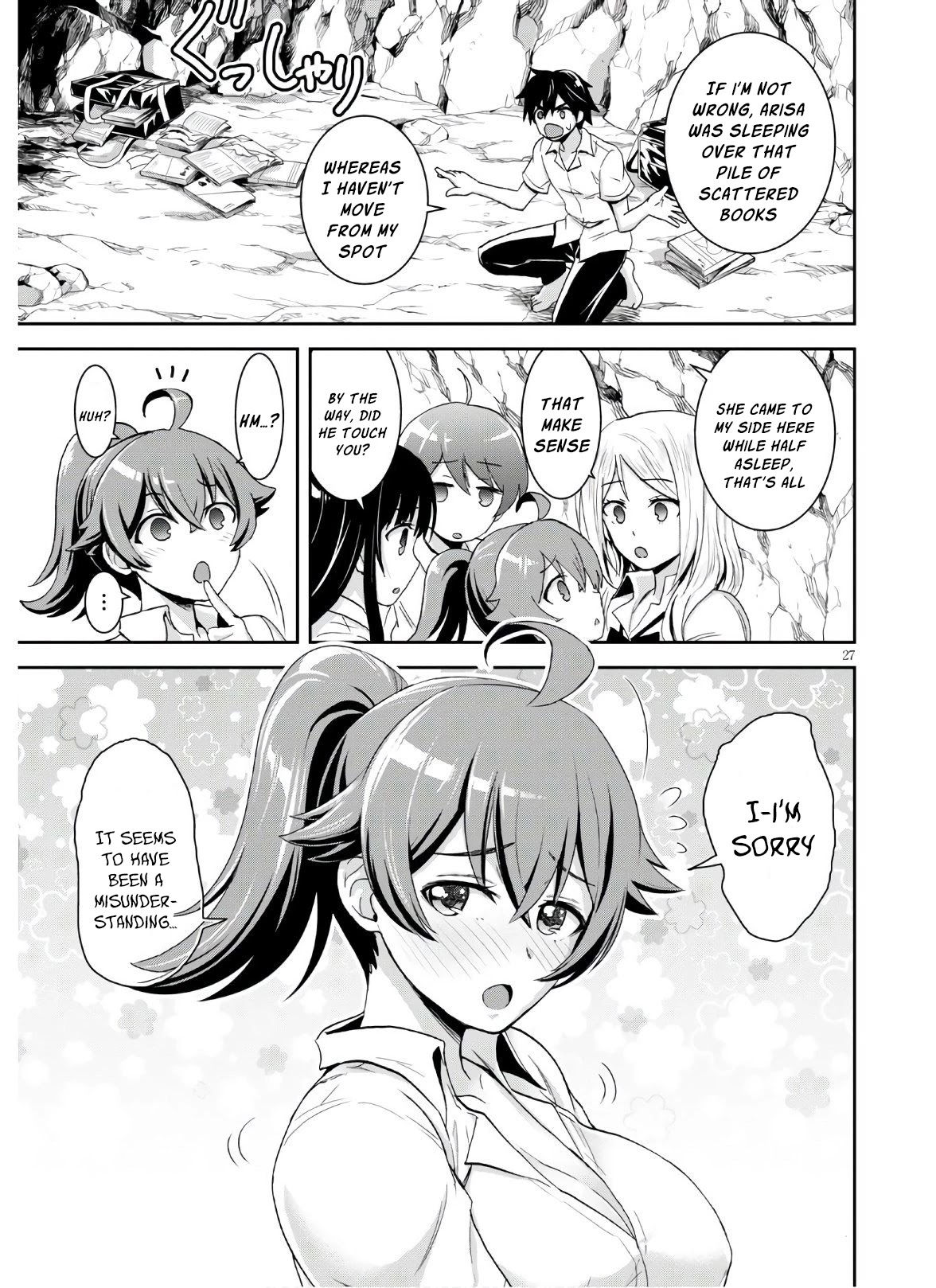 Isekai Yurutto Survival Seikatsu: Gakkou no Minna to Isekai no Mujintou ni Tenishitakedo Ore Dake Rakushou desu Chapter 3 page 28 - Chapter 3