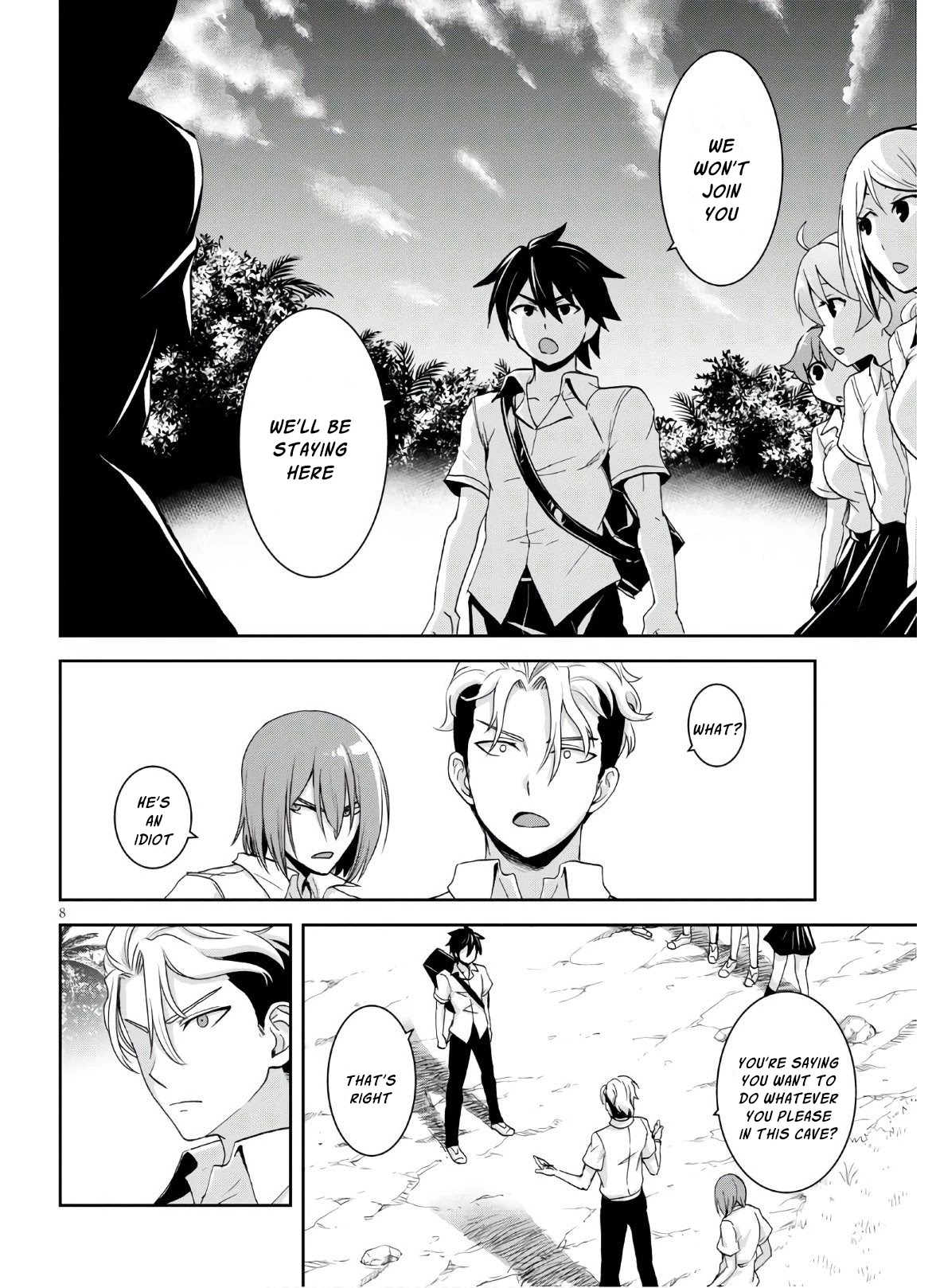 Isekai Yurutto Survival Seikatsu: Gakkou no Minna to Isekai no Mujintou ni Tenishitakedo Ore Dake Rakushou desu Chapter 3 page 9 - Chapter 3