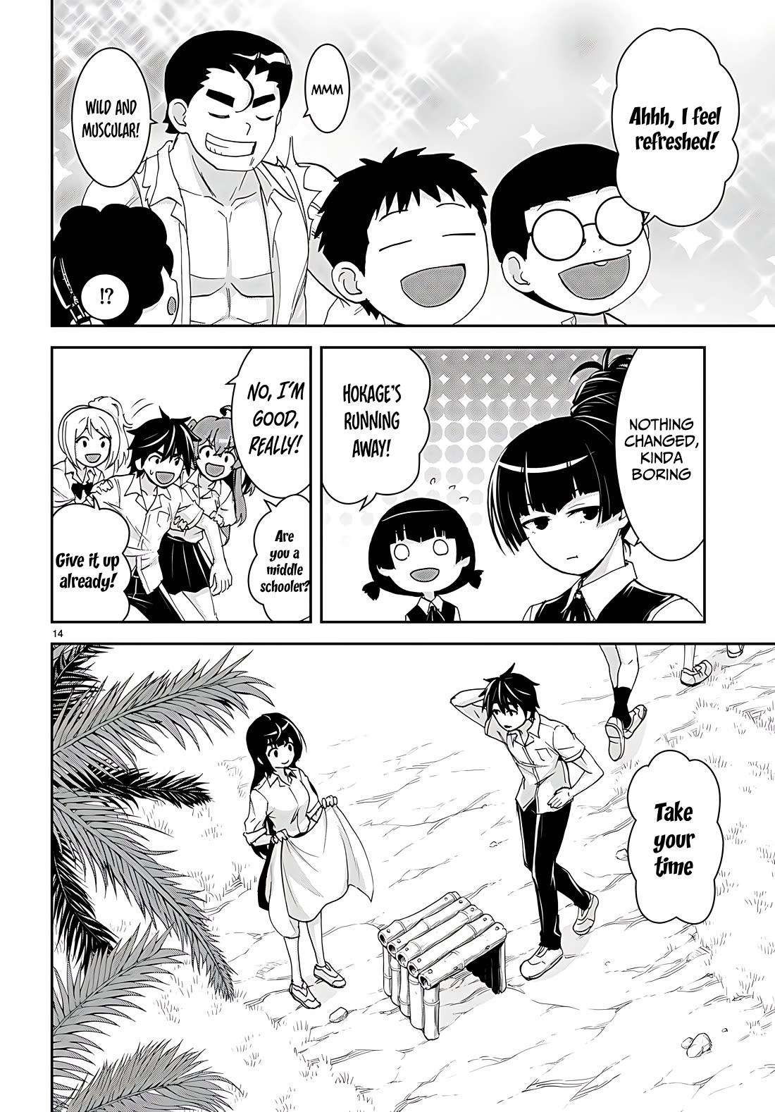Isekai Yurutto Survival Seikatsu: Gakkou no Minna to Isekai no Mujintou ni Tenishitakedo Ore Dake Rakushou desu Chapter 30 page 14 - Chapter 30