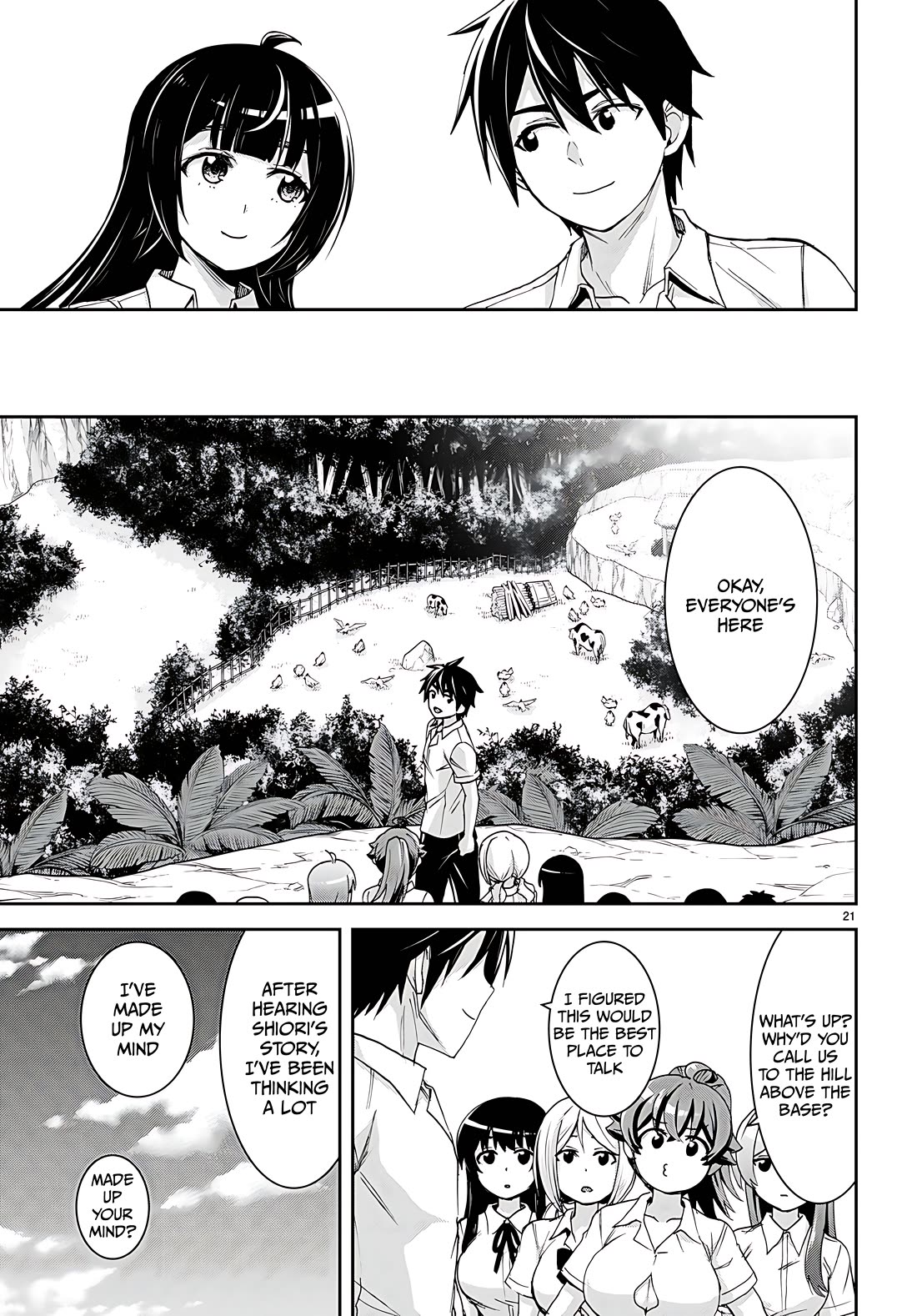 Isekai Yurutto Survival Seikatsu: Gakkou no Minna to Isekai no Mujintou ni Tenishitakedo Ore Dake Rakushou desu Chapter 30 page 21 - Chapter 30