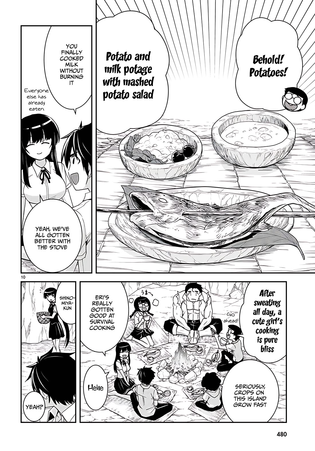 Isekai Yurutto Survival Seikatsu: Gakkou no Minna to Isekai no Mujintou ni Tenishitakedo Ore Dake Rakushou desu Chapter 32 page 10 - Chapter 32