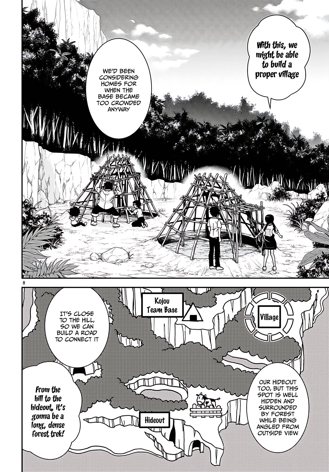 Isekai Yurutto Survival Seikatsu: Gakkou no Minna to Isekai no Mujintou ni Tenishitakedo Ore Dake Rakushou desu Chapter 32 page 8 - Chapter 32