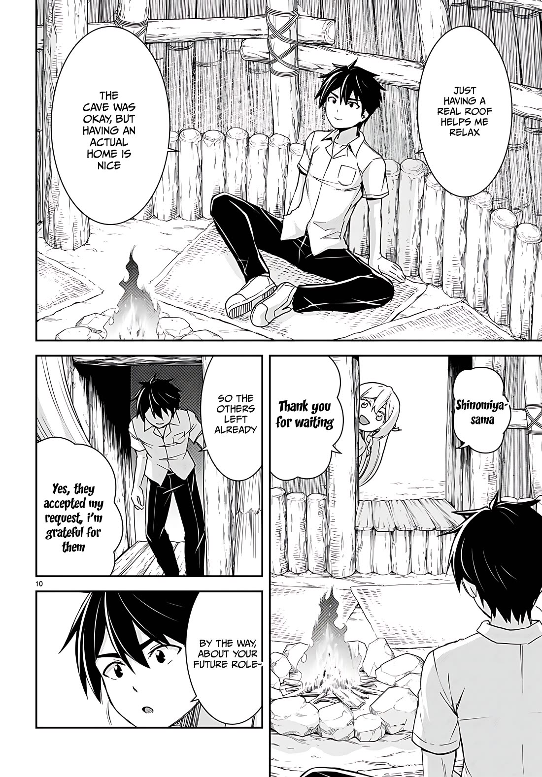 Isekai Yurutto Survival Seikatsu: Gakkou no Minna to Isekai no Mujintou ni Tenishitakedo Ore Dake Rakushou desu Chapter 33 page 10 - Chapter 33