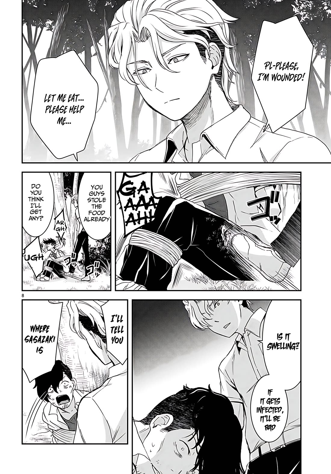 Isekai Yurutto Survival Seikatsu: Gakkou no Minna to Isekai no Mujintou ni Tenishitakedo Ore Dake Rakushou desu Chapter 33 page 8 - Chapter 33