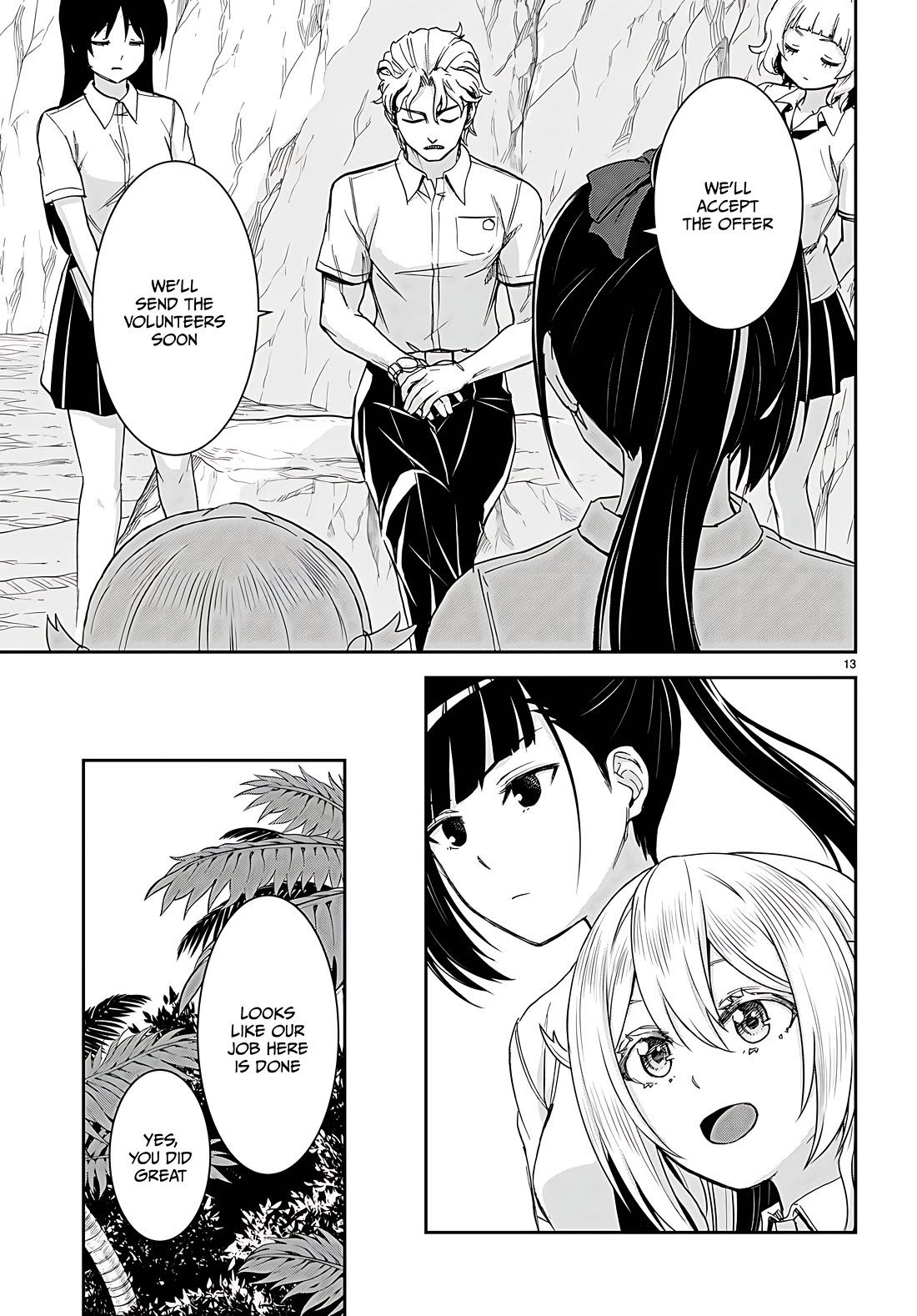 Isekai Yurutto Survival Seikatsu: Gakkou no Minna to Isekai no Mujintou ni Tenishitakedo Ore Dake Rakushou desu Chapter 34 page 13 - Chapter 34