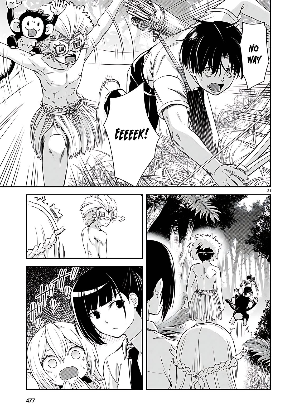 Isekai Yurutto Survival Seikatsu: Gakkou no Minna to Isekai no Mujintou ni Tenishitakedo Ore Dake Rakushou desu Chapter 34 page 21 - Chapter 34
