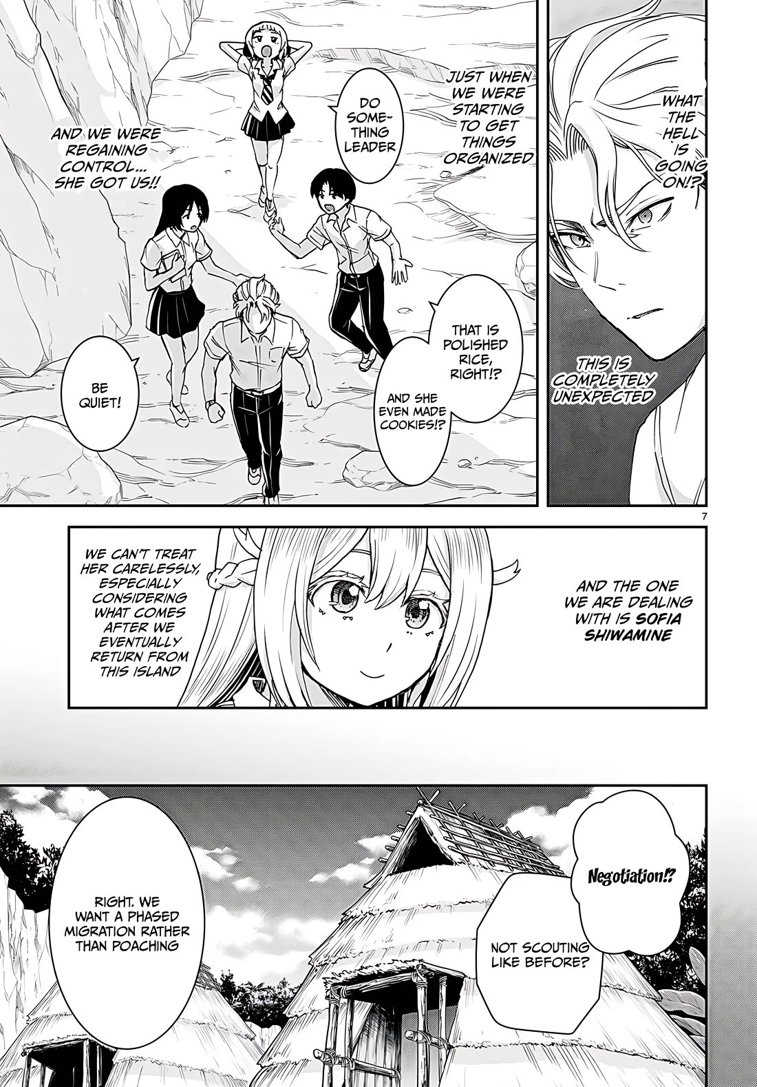 Isekai Yurutto Survival Seikatsu: Gakkou no Minna to Isekai no Mujintou ni Tenishitakedo Ore Dake Rakushou desu Chapter 34 page 7 - Chapter 34