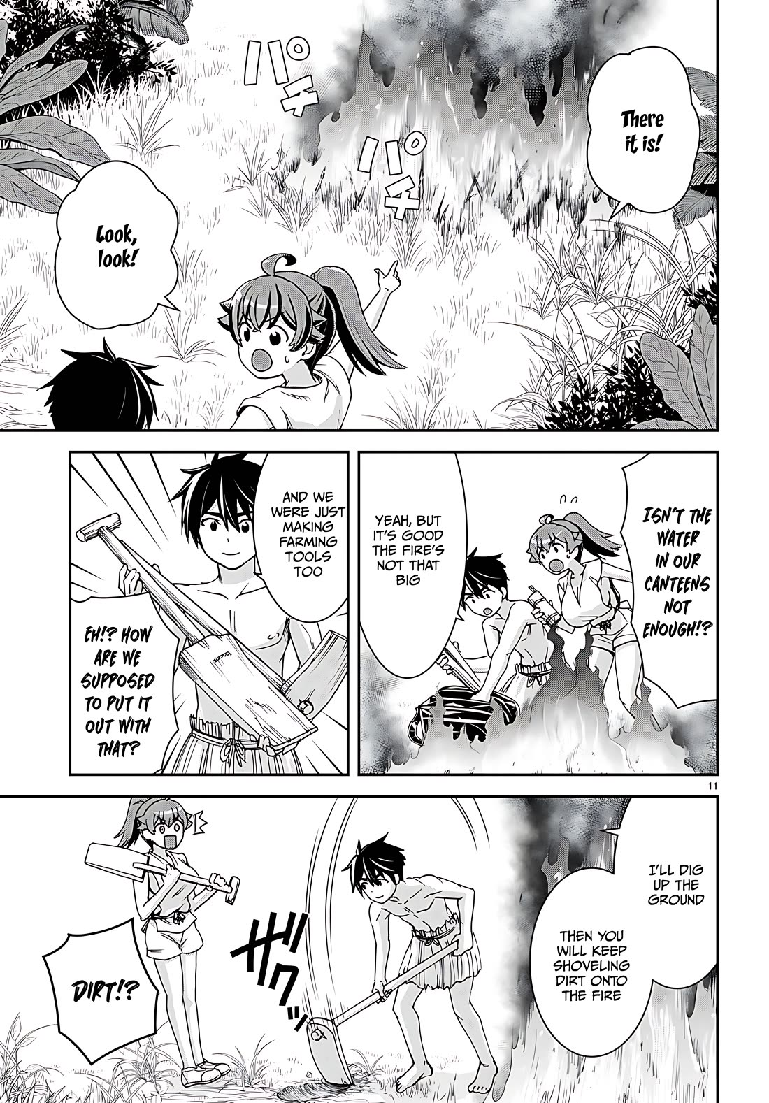 Isekai Yurutto Survival Seikatsu: Gakkou no Minna to Isekai no Mujintou ni Tenishitakedo Ore Dake Rakushou desu Chapter 35 page 11 - Chapter 35