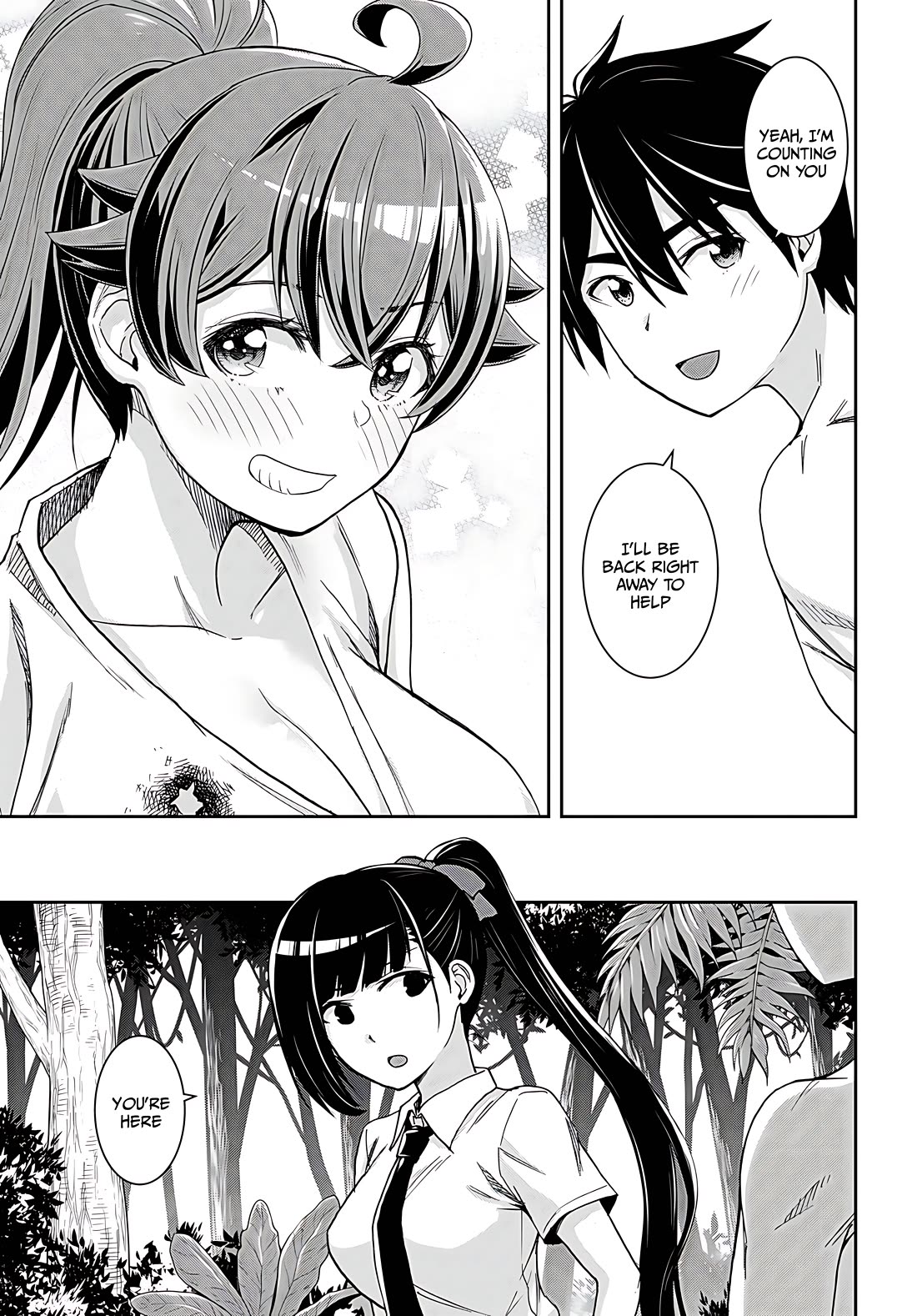 Isekai Yurutto Survival Seikatsu: Gakkou no Minna to Isekai no Mujintou ni Tenishitakedo Ore Dake Rakushou desu Chapter 35 page 23 - Chapter 35