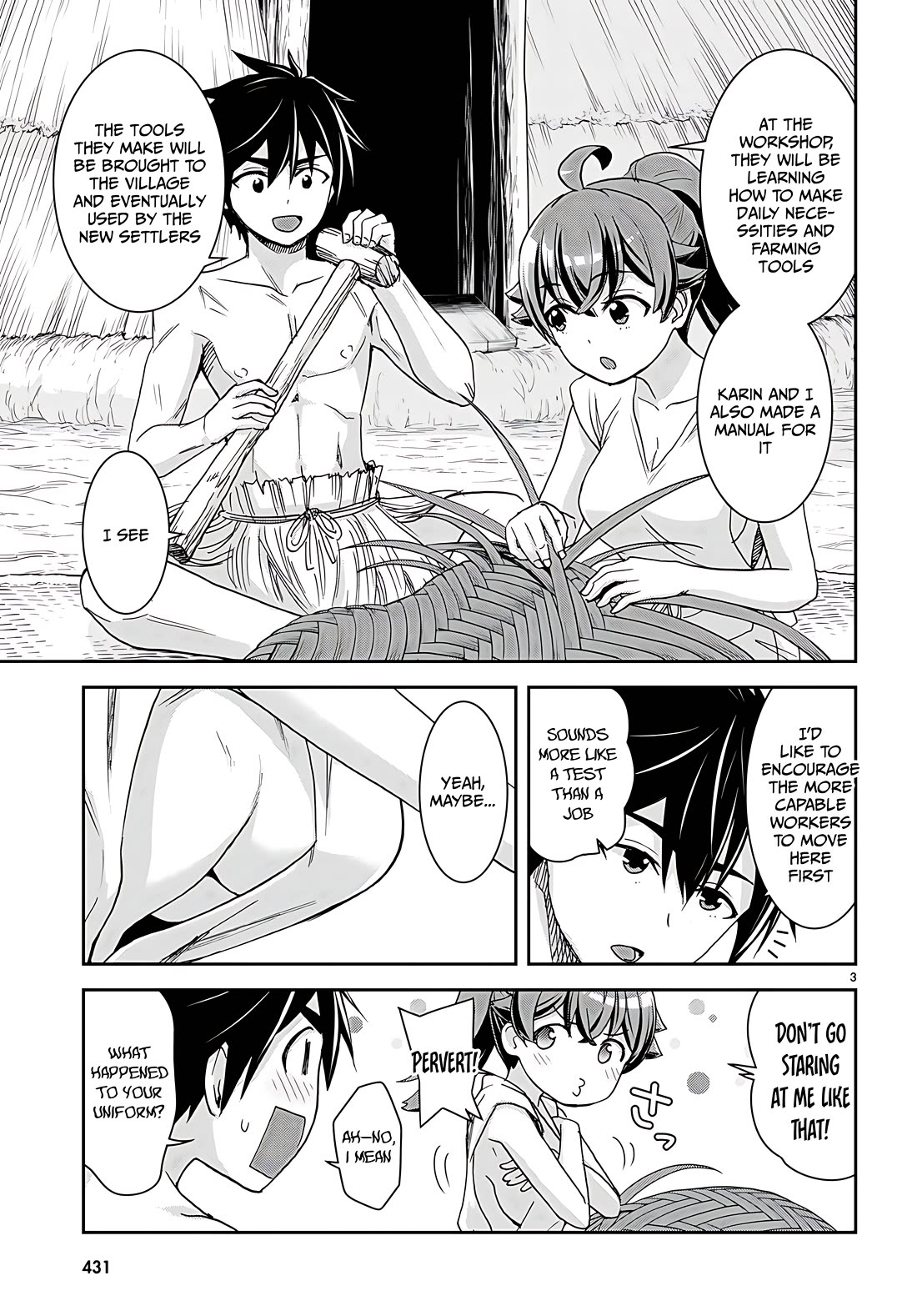 Isekai Yurutto Survival Seikatsu: Gakkou no Minna to Isekai no Mujintou ni Tenishitakedo Ore Dake Rakushou desu Chapter 35 page 3 - Chapter 35