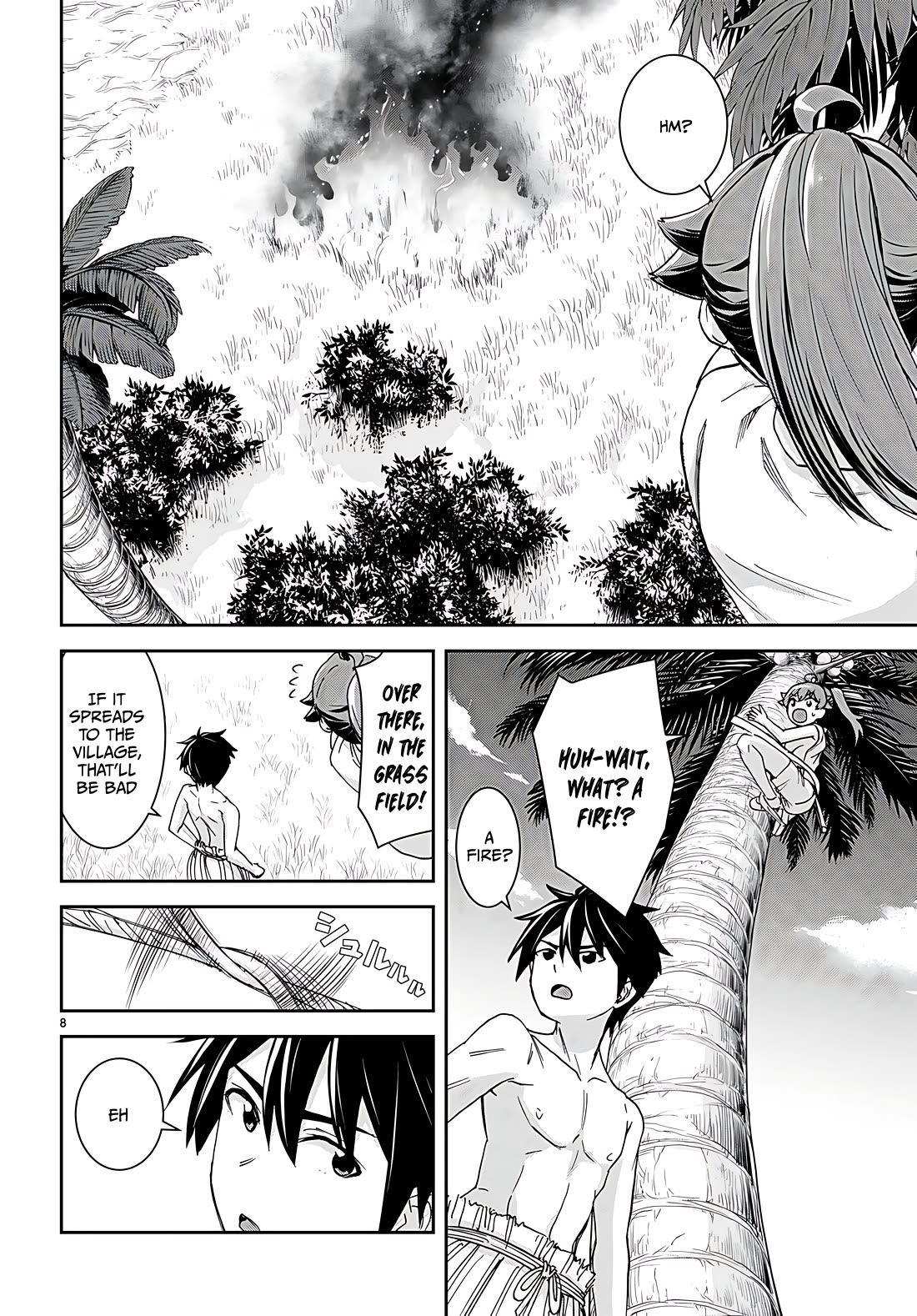 Isekai Yurutto Survival Seikatsu: Gakkou no Minna to Isekai no Mujintou ni Tenishitakedo Ore Dake Rakushou desu Chapter 35 page 8 - Chapter 35