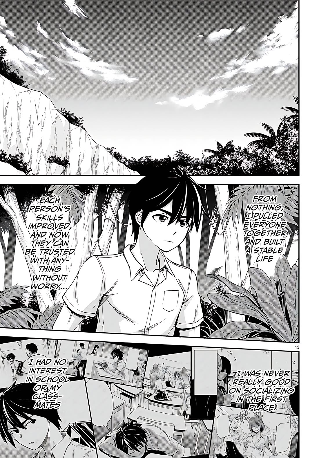 Isekai Yurutto Survival Seikatsu: Gakkou no Minna to Isekai no Mujintou ni Tenishitakedo Ore Dake Rakushou desu Chapter 36 page 17 - Chapter 36