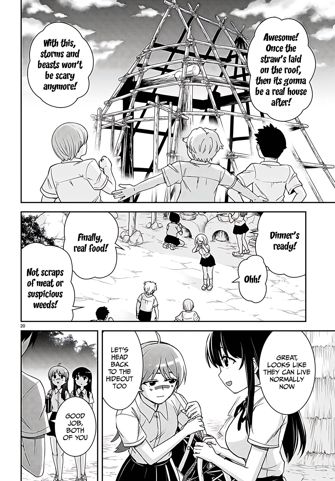 Isekai Yurutto Survival Seikatsu: Gakkou no Minna to Isekai no Mujintou ni Tenishitakedo Ore Dake Rakushou desu Chapter 37 page 20 - Chapter 37