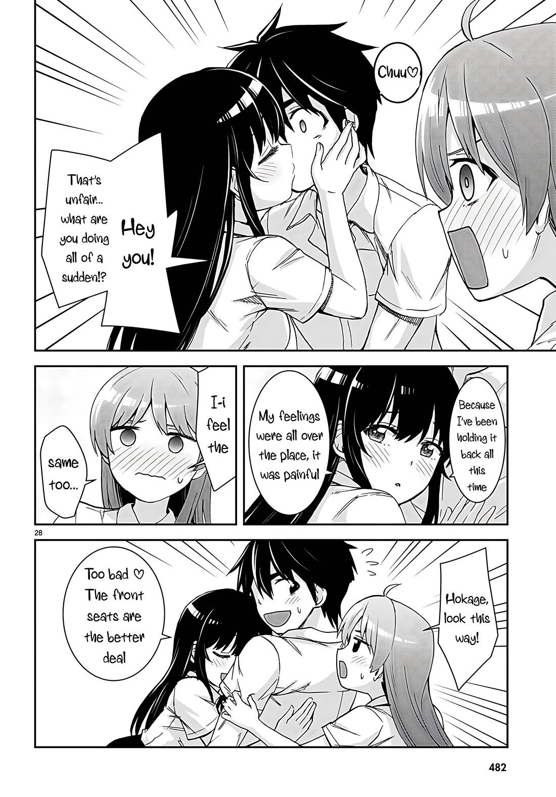 Isekai Yurutto Survival Seikatsu: Gakkou no Minna to Isekai no Mujintou ni Tenishitakedo Ore Dake Rakushou desu Chapter 37 page 28 - Chapter 37