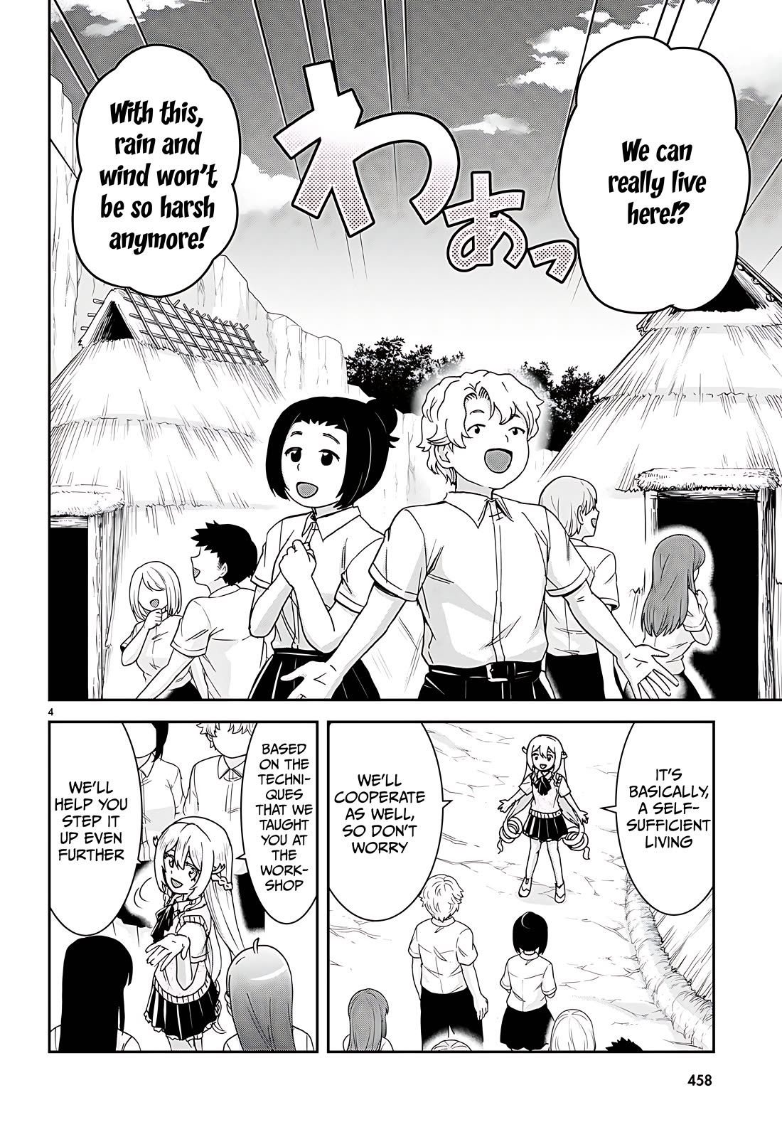 Isekai Yurutto Survival Seikatsu: Gakkou no Minna to Isekai no Mujintou ni Tenishitakedo Ore Dake Rakushou desu Chapter 37 page 4 - Chapter 37